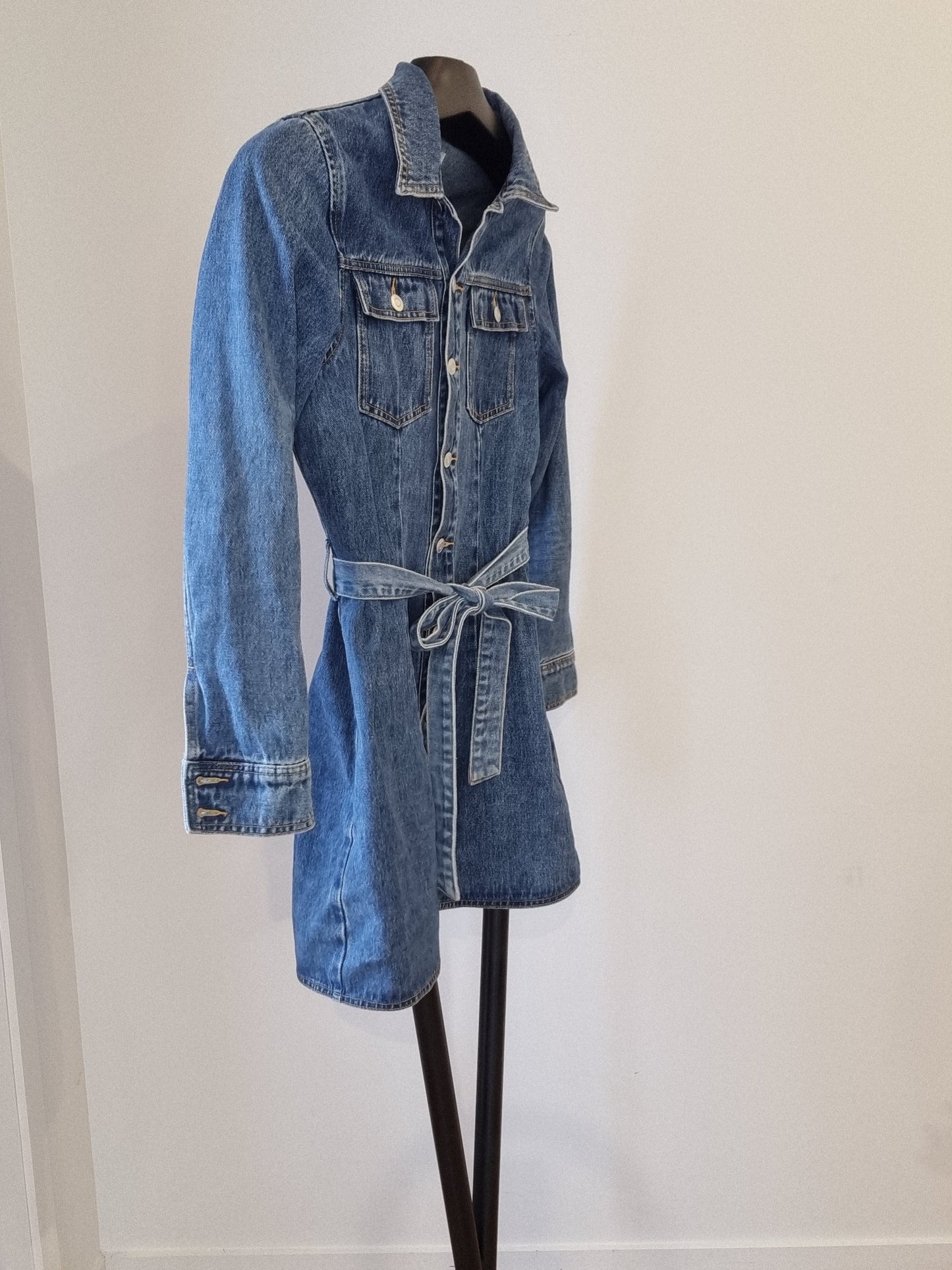 Showpo Denim Mini Dress - Size 12