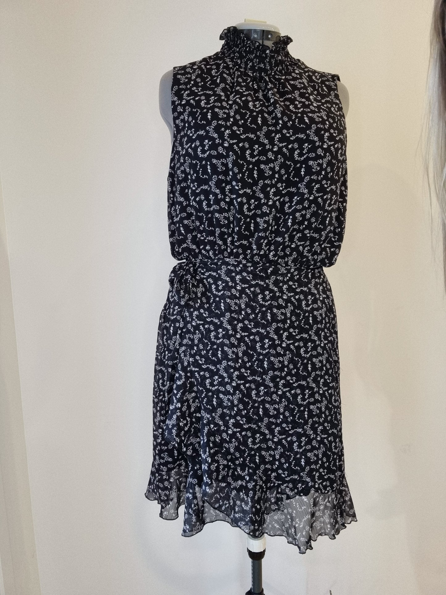 Decjuba Mock Wrap Dress - Size 14