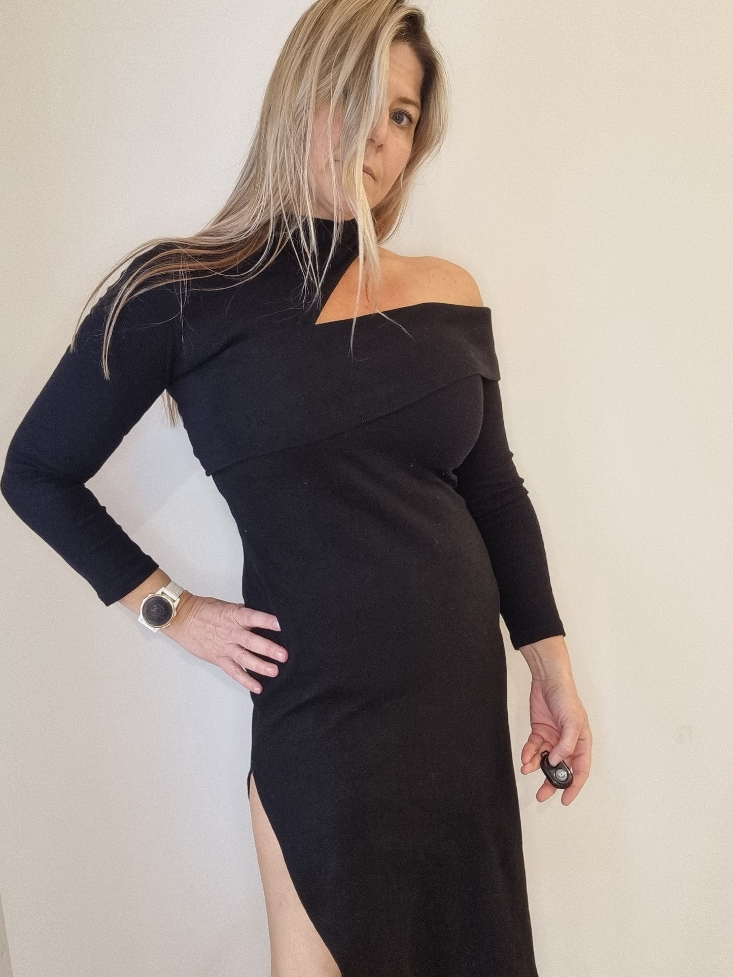 Showpo BodyCon One-Shoulder Dress - Size 12