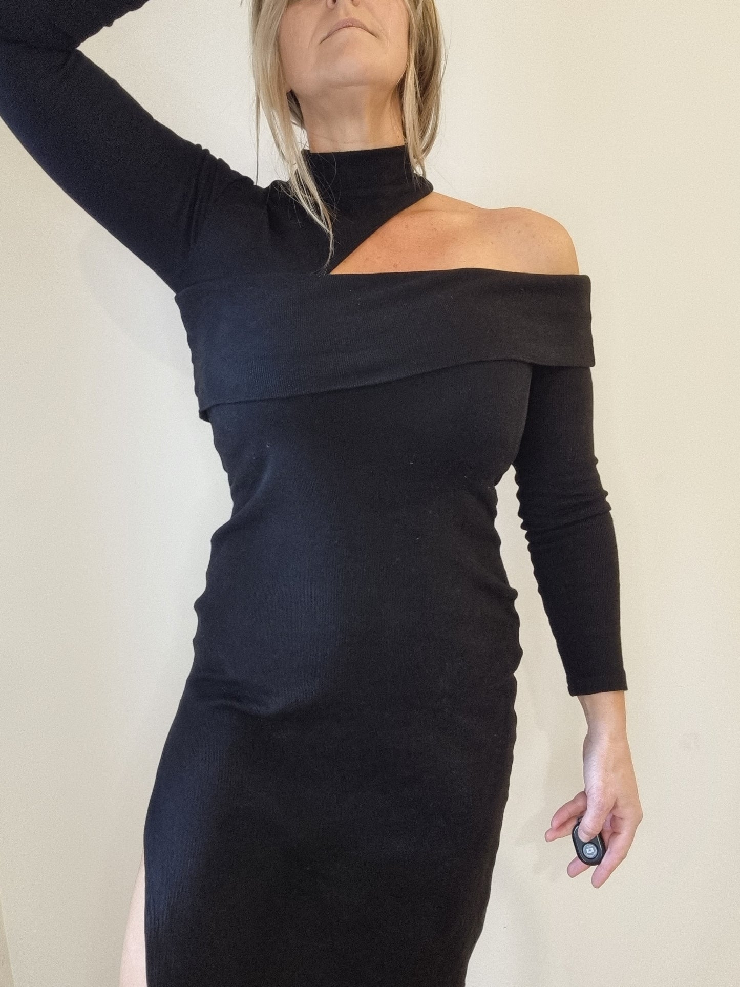 Showpo BodyCon One-Shoulder Dress - Size 12