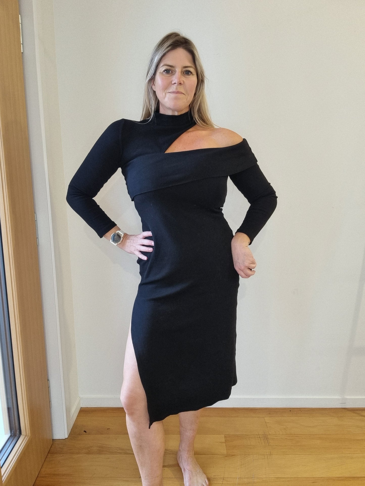 Showpo BodyCon One-Shoulder Dress - Size 12