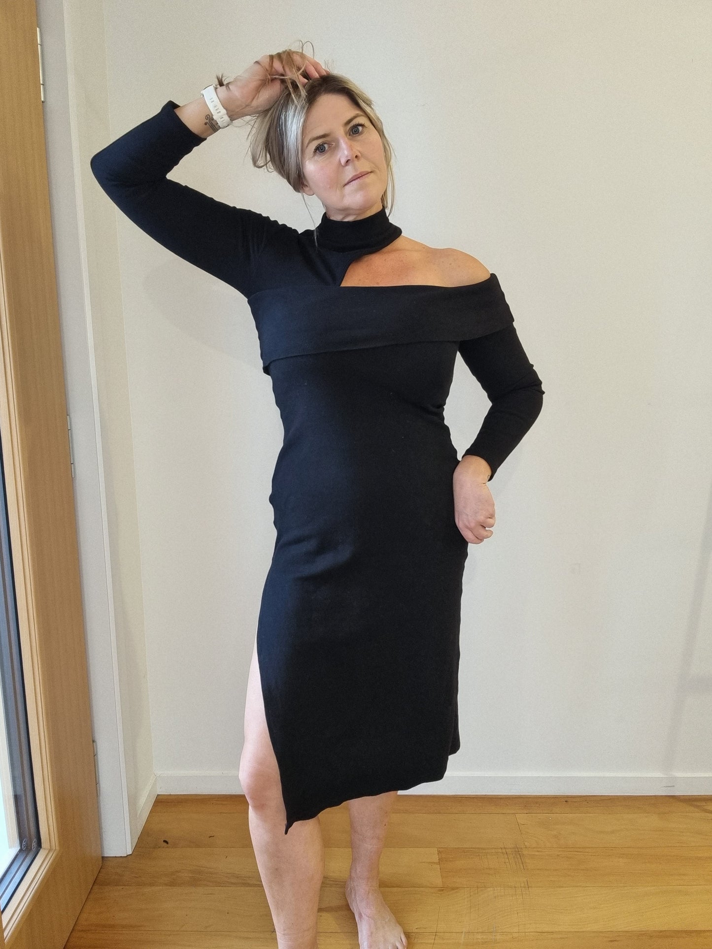 Showpo BodyCon One-Shoulder Dress - Size 12