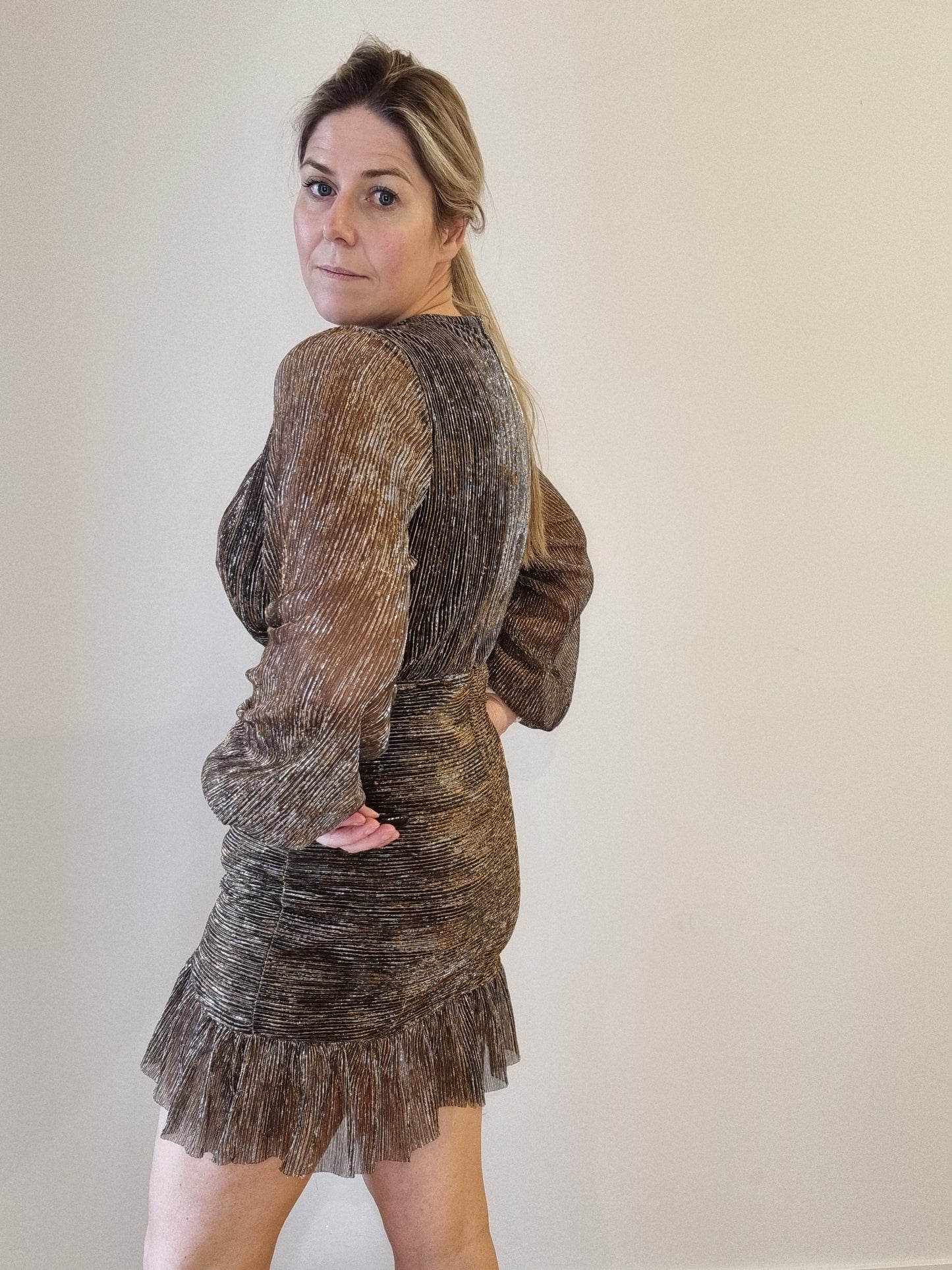 Showpo shimmer mini dress - Size 12