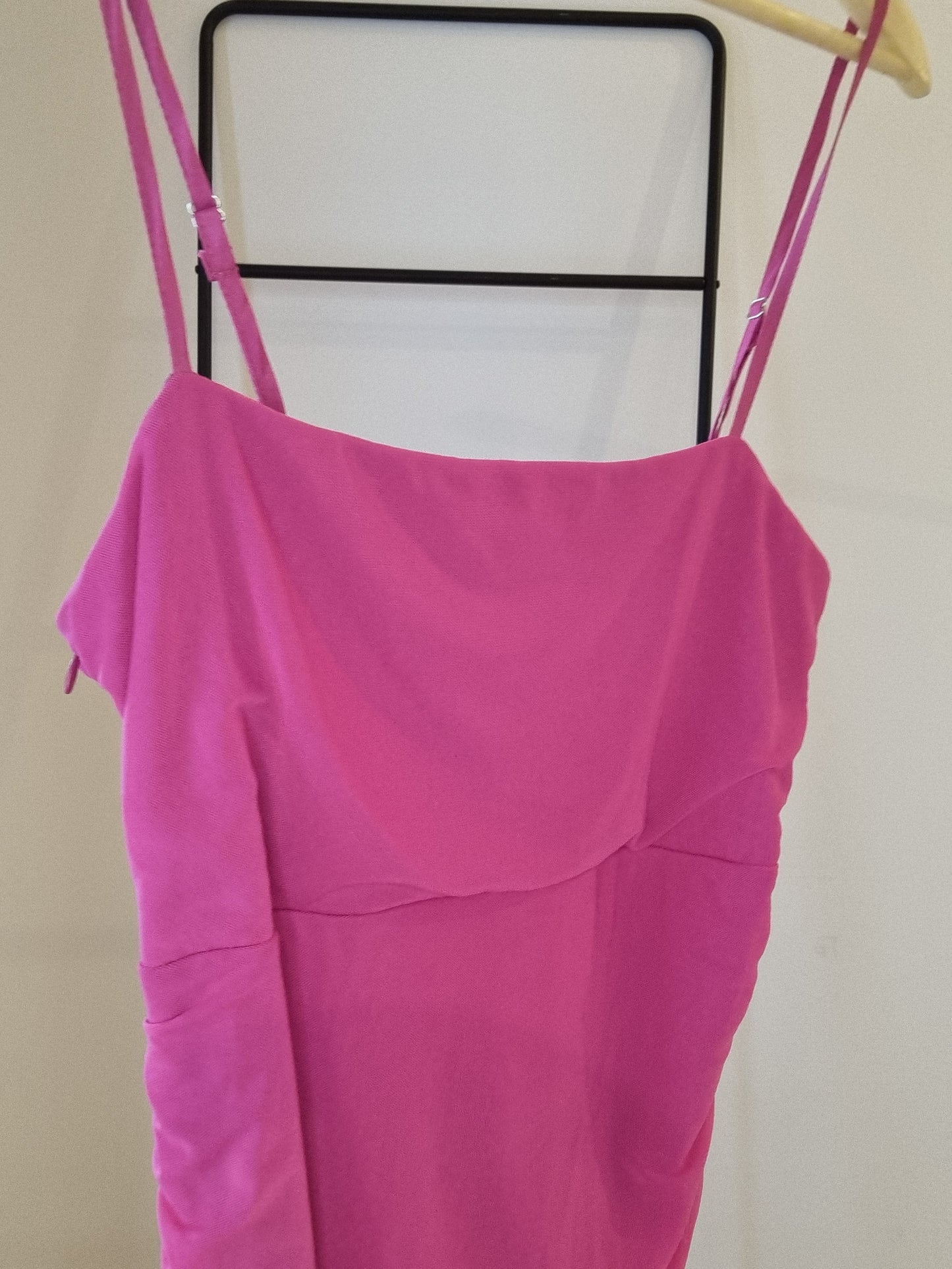 Showpo ruched midi dress - Size 14