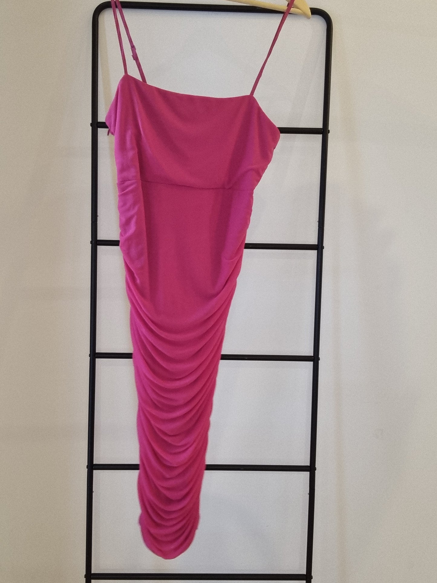 Showpo ruched midi dress - Size 14