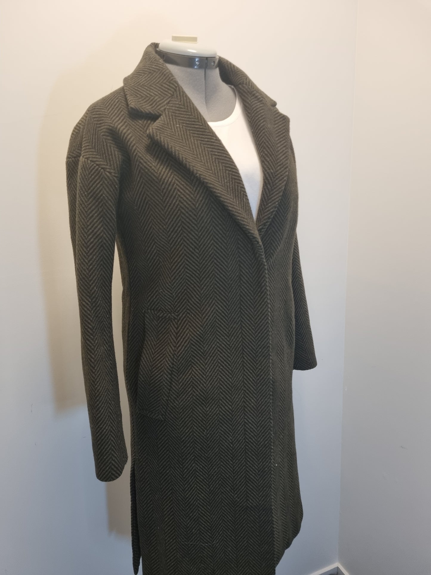 Parka London Herringbone Jacket - Size XS