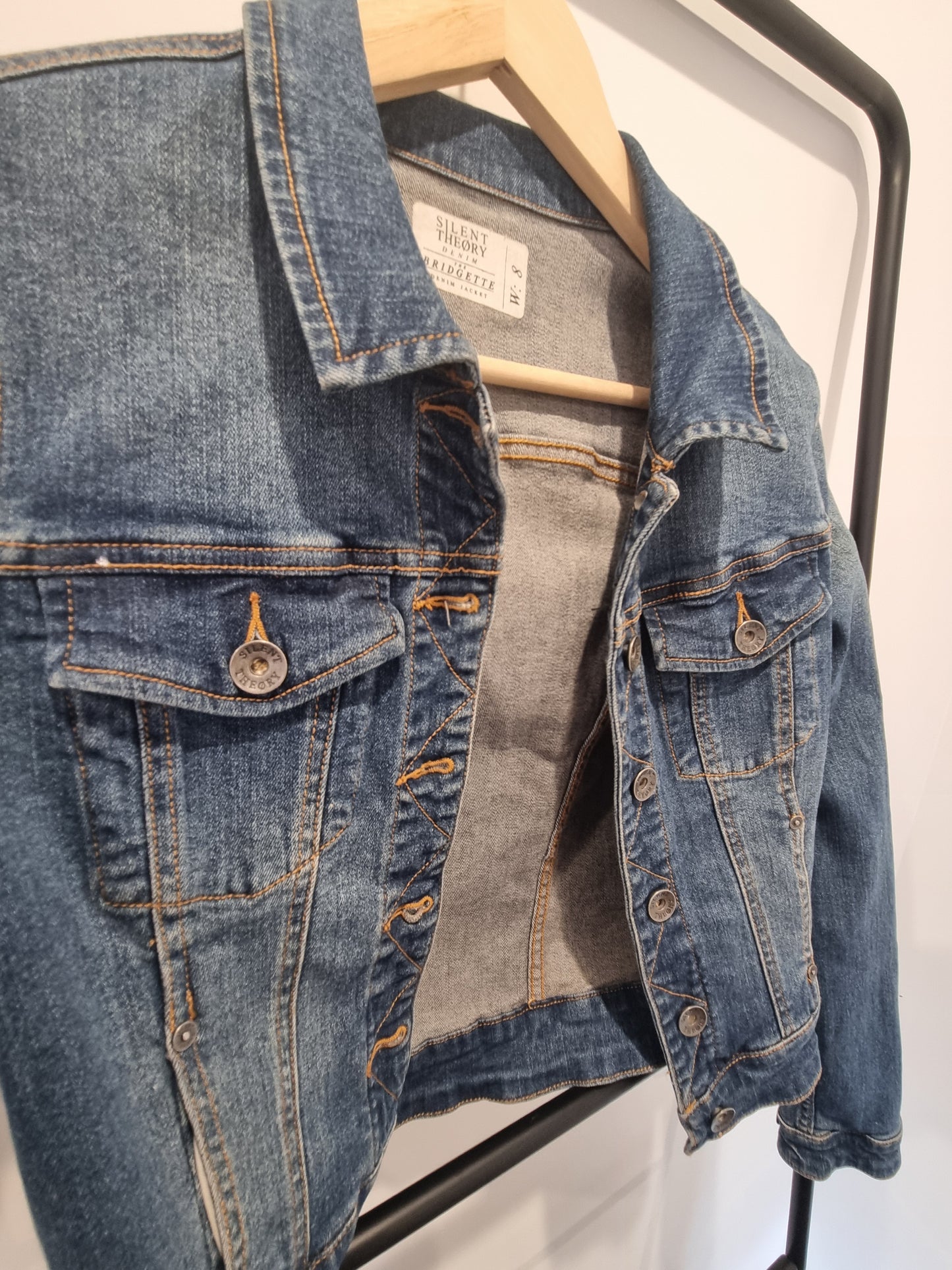 Silent Theory Denim Jacket - Size 8