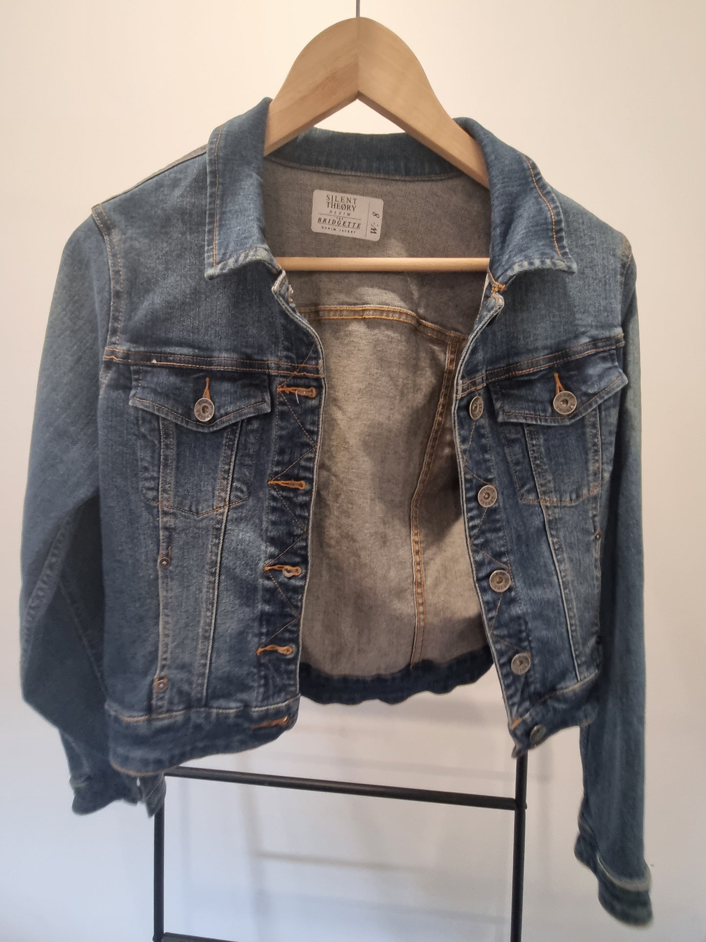 Silent Theory Denim Jacket - Size 8