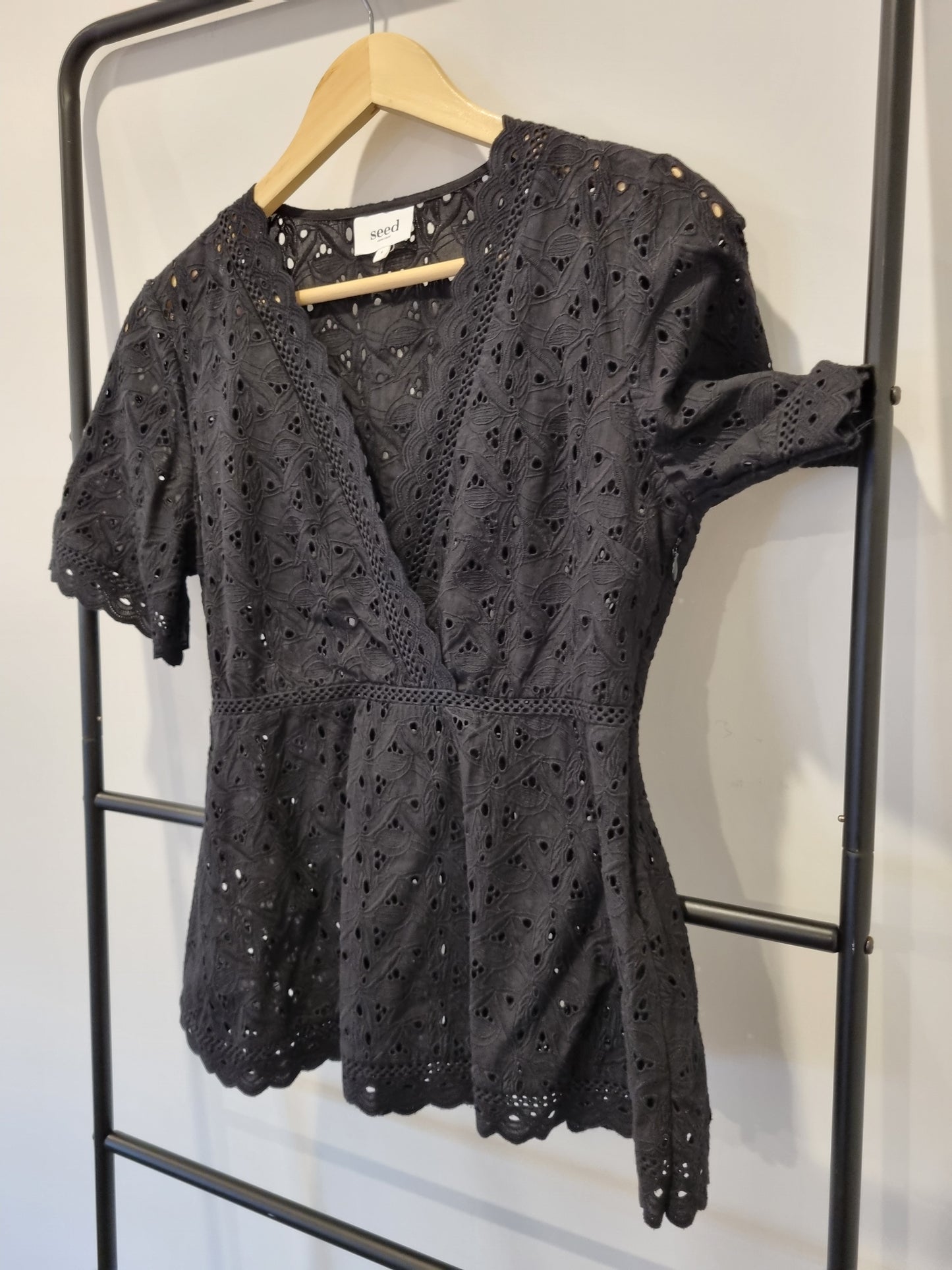 Seed Broderie Top - Size 8