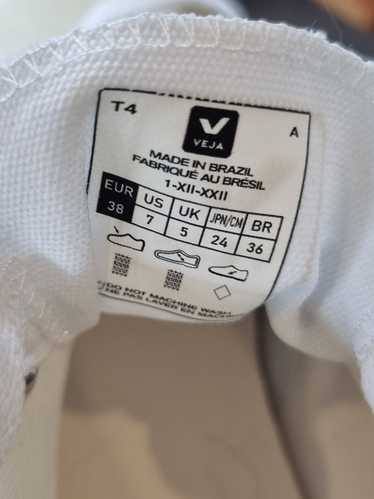 Veja Canvas Sneakers - Size 38