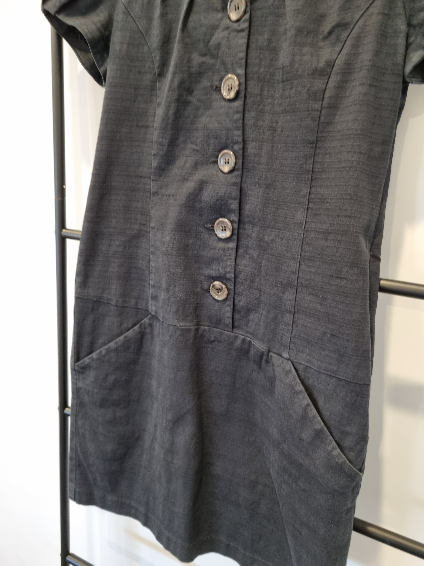 Cue Linen Dress - Size 8