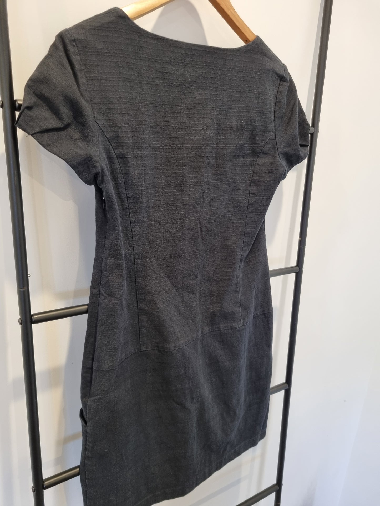 Cue Linen Dress - Size 8