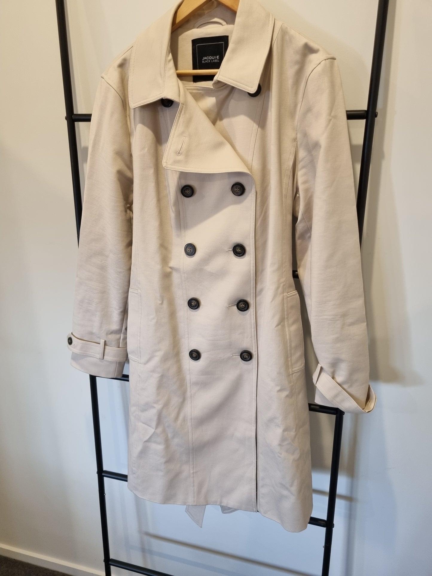 Jacqui E Trench Coat - Size 18