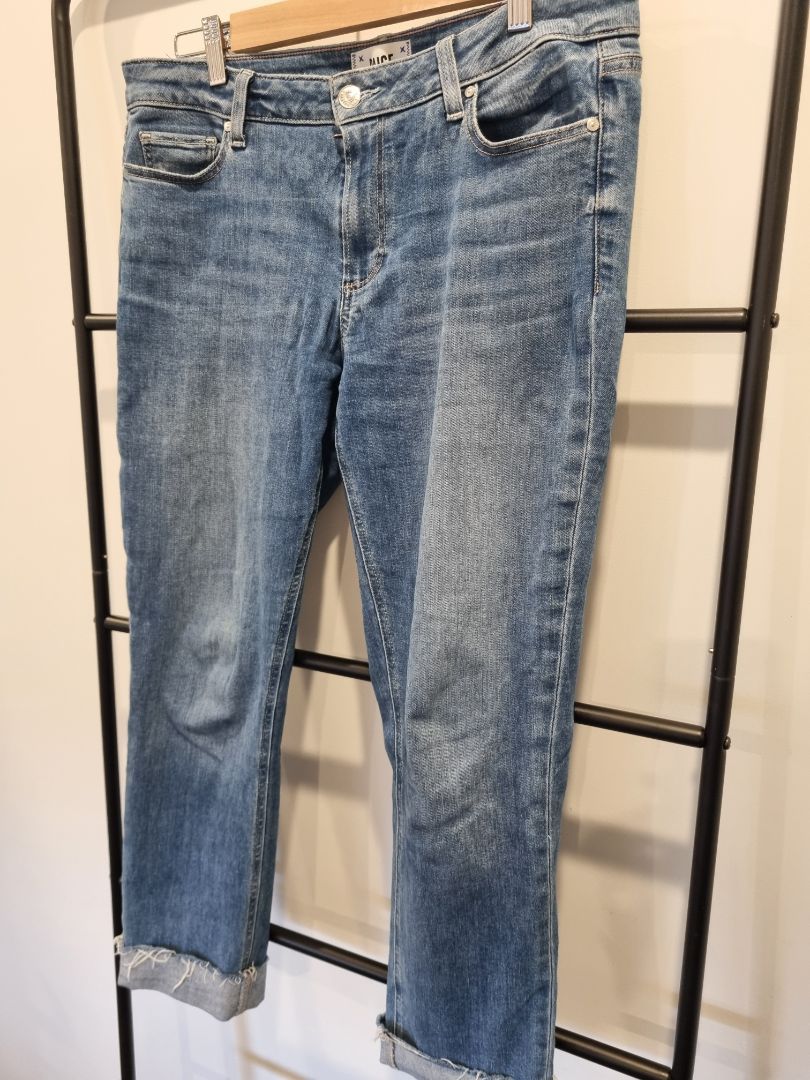 Paige, Brigitte Jeans - Raw Hem, Size 14