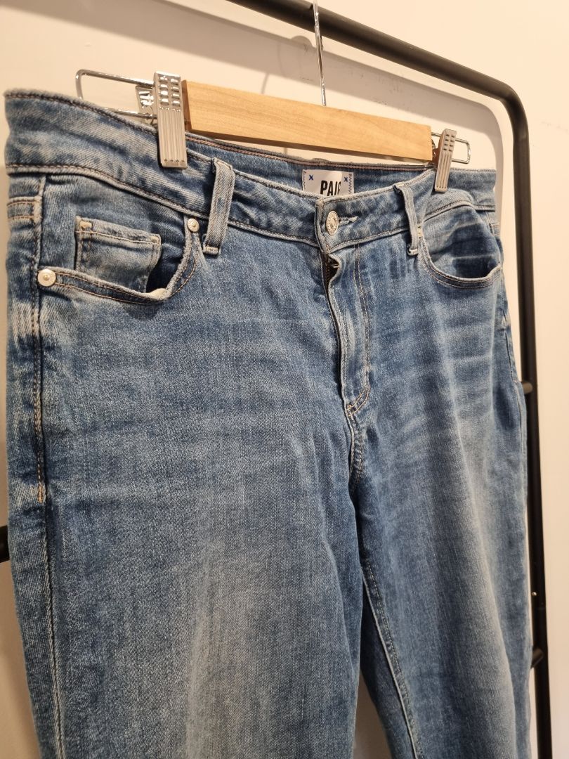 Paige, Brigitte Jeans - Raw Hem, Size 14