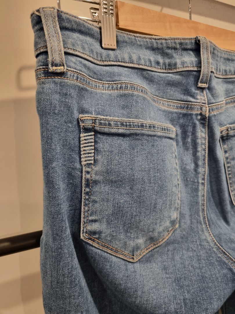 Paige, Brigitte Jeans - Raw Hem, Size 14