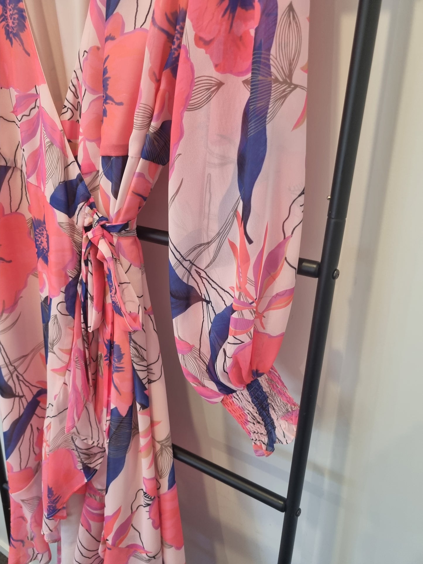 Augustine Mini Wrap Dress - Size XS