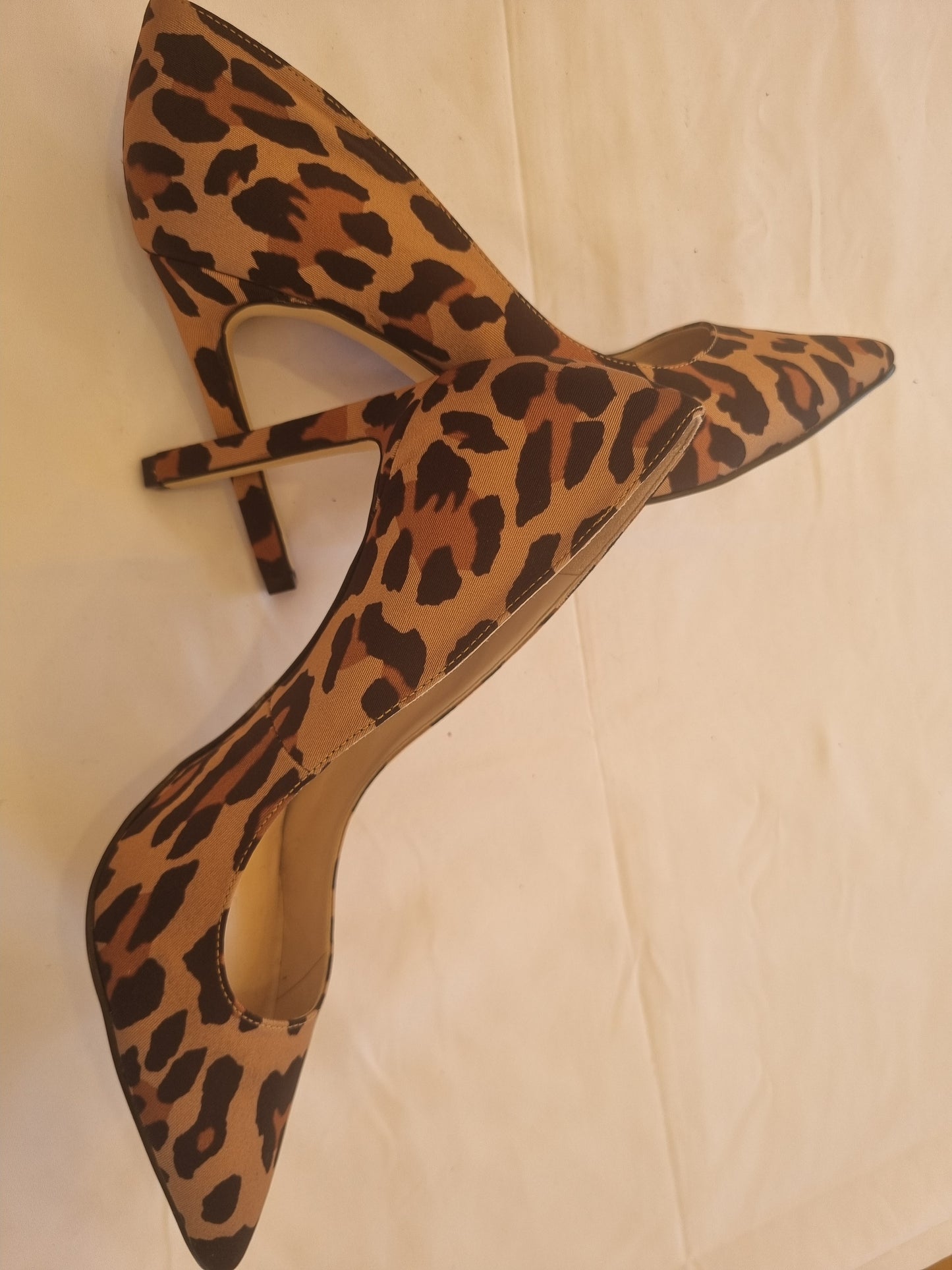 Nine West Leopard Print Heels - Size 38 (Size 7.5)