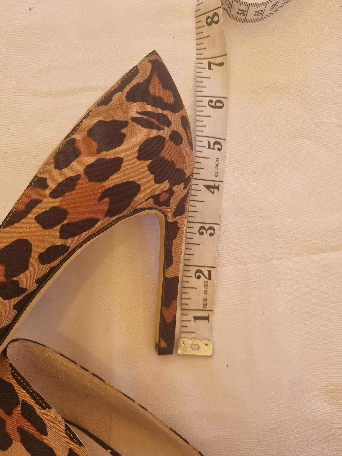 Nine West Leopard Print Heels - Size 38 (Size 7.5)