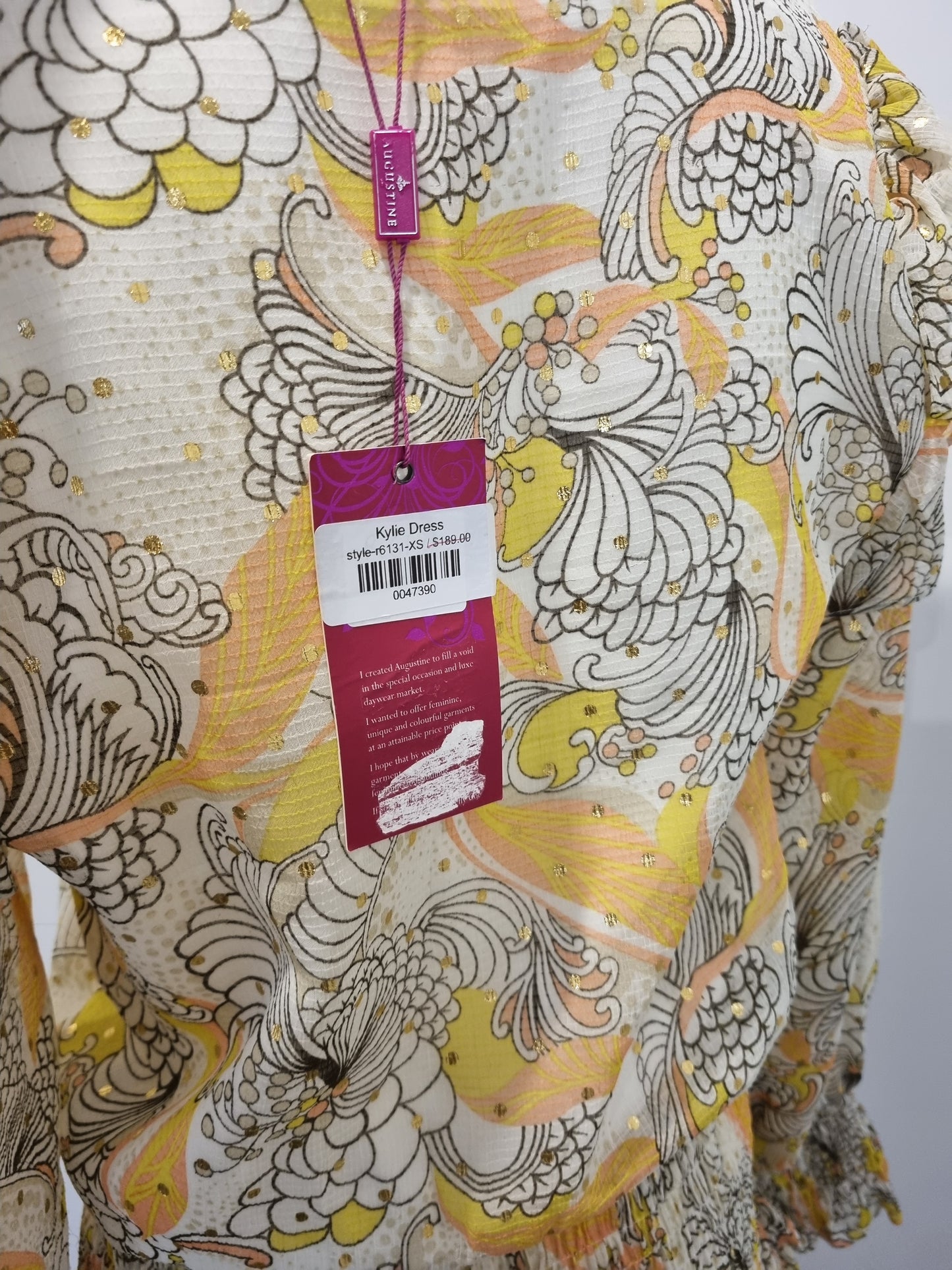 Augustine Mini Dress - Size XS (BNWT)