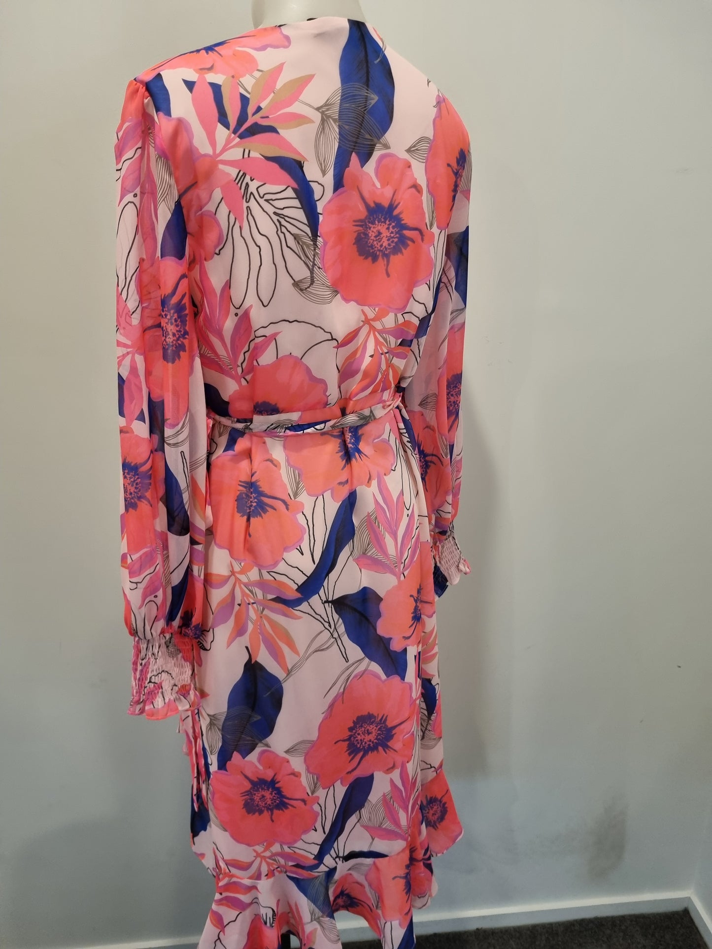 Augustine Mini Wrap Dress - Size XS