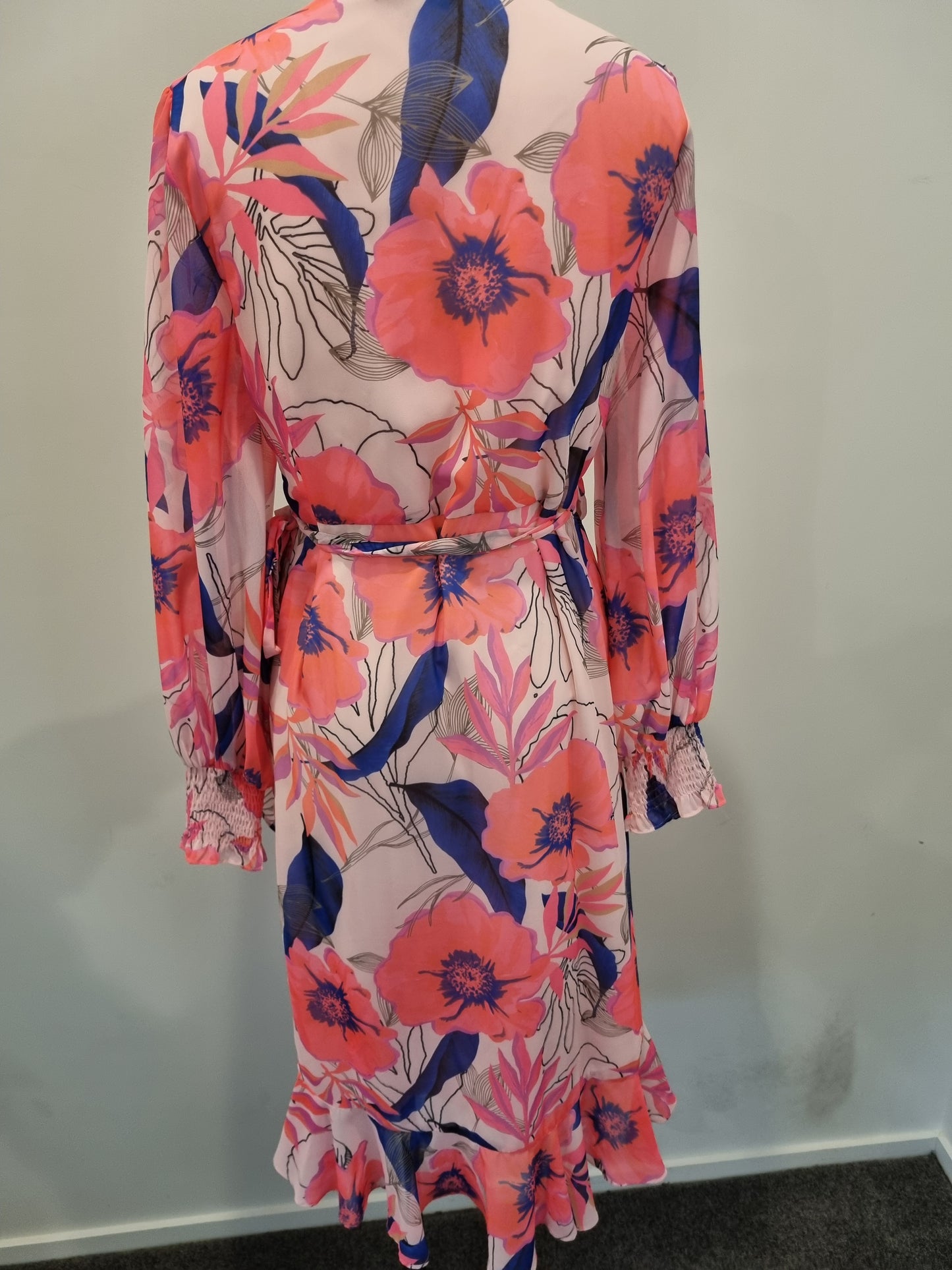 Augustine Mini Wrap Dress - Size XS