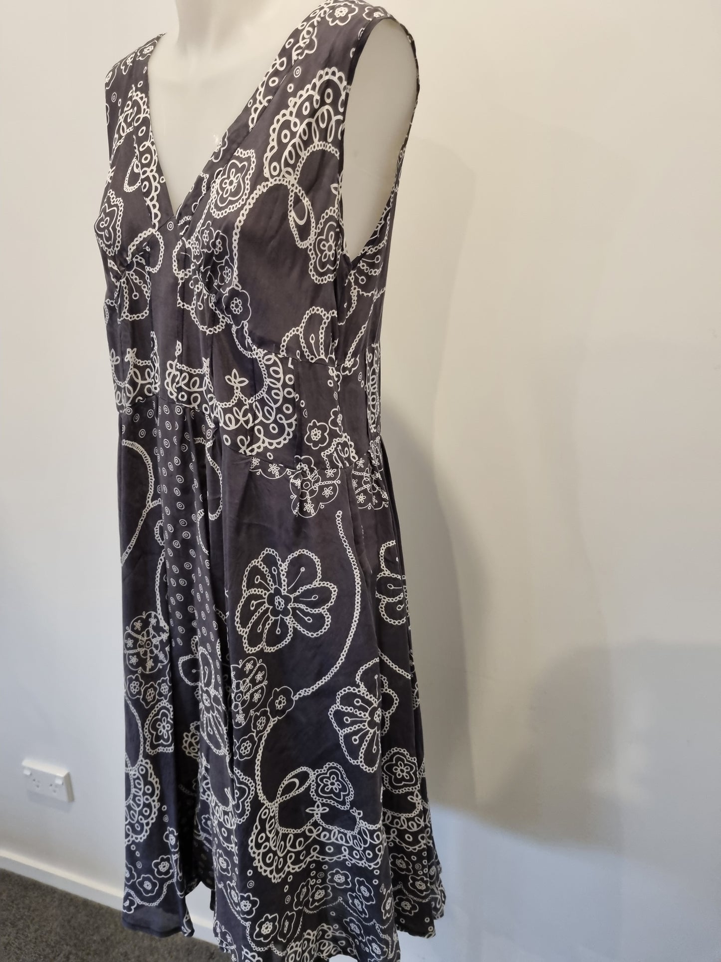 Johnny Was Silk Dress - Size 10