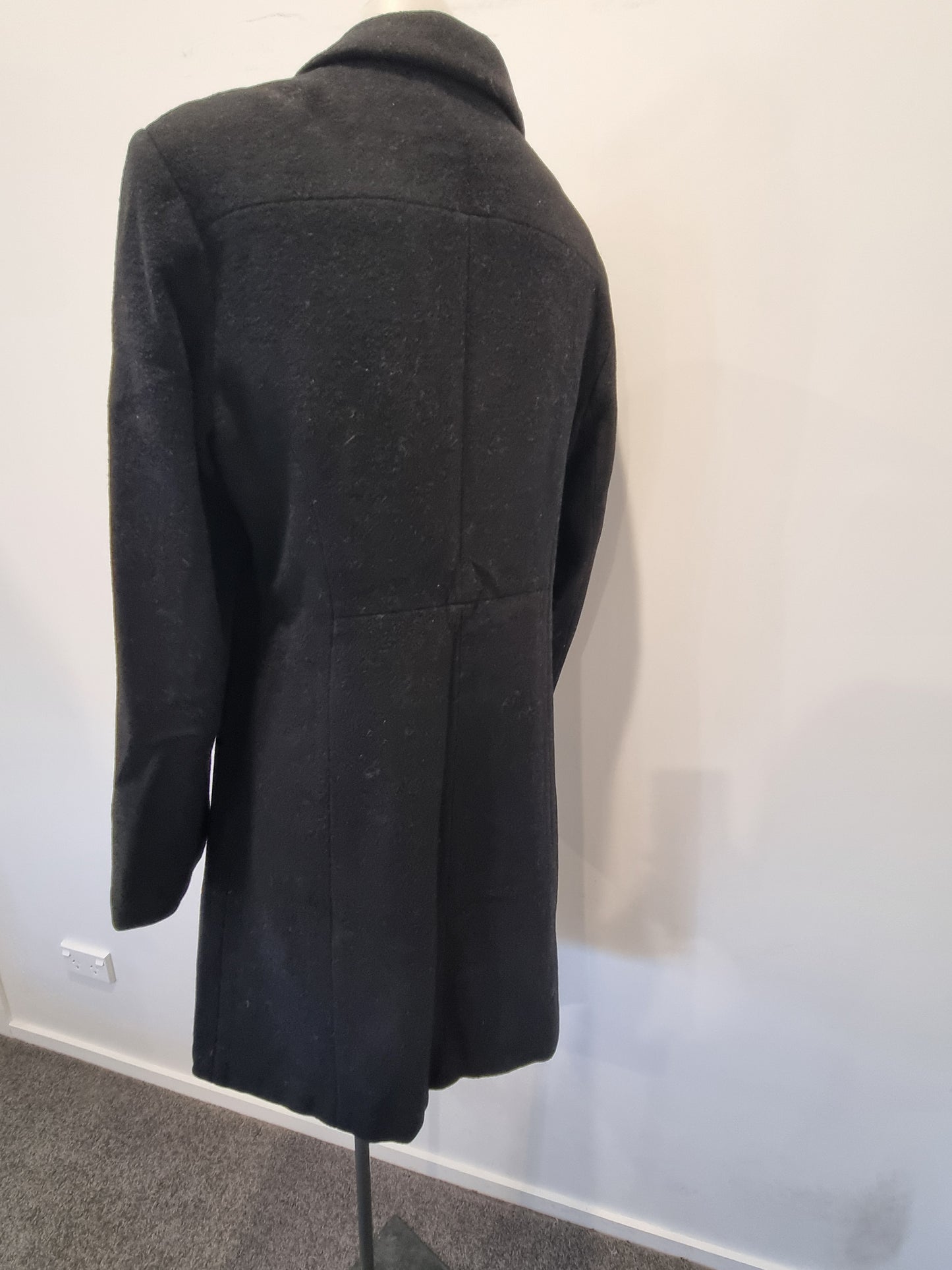 Sabena Black Coat - Size 10