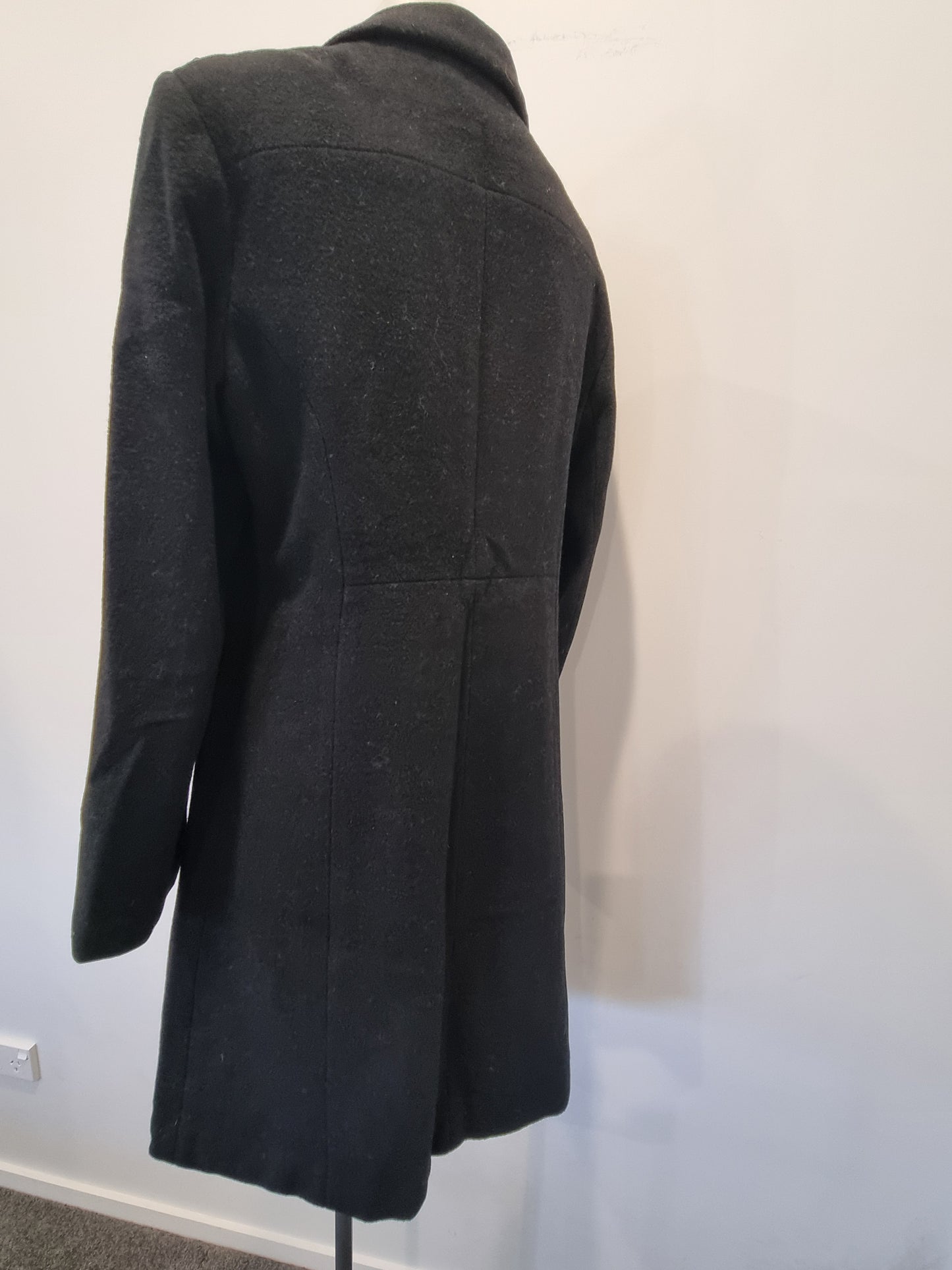 Sabena Black Coat - Size 10