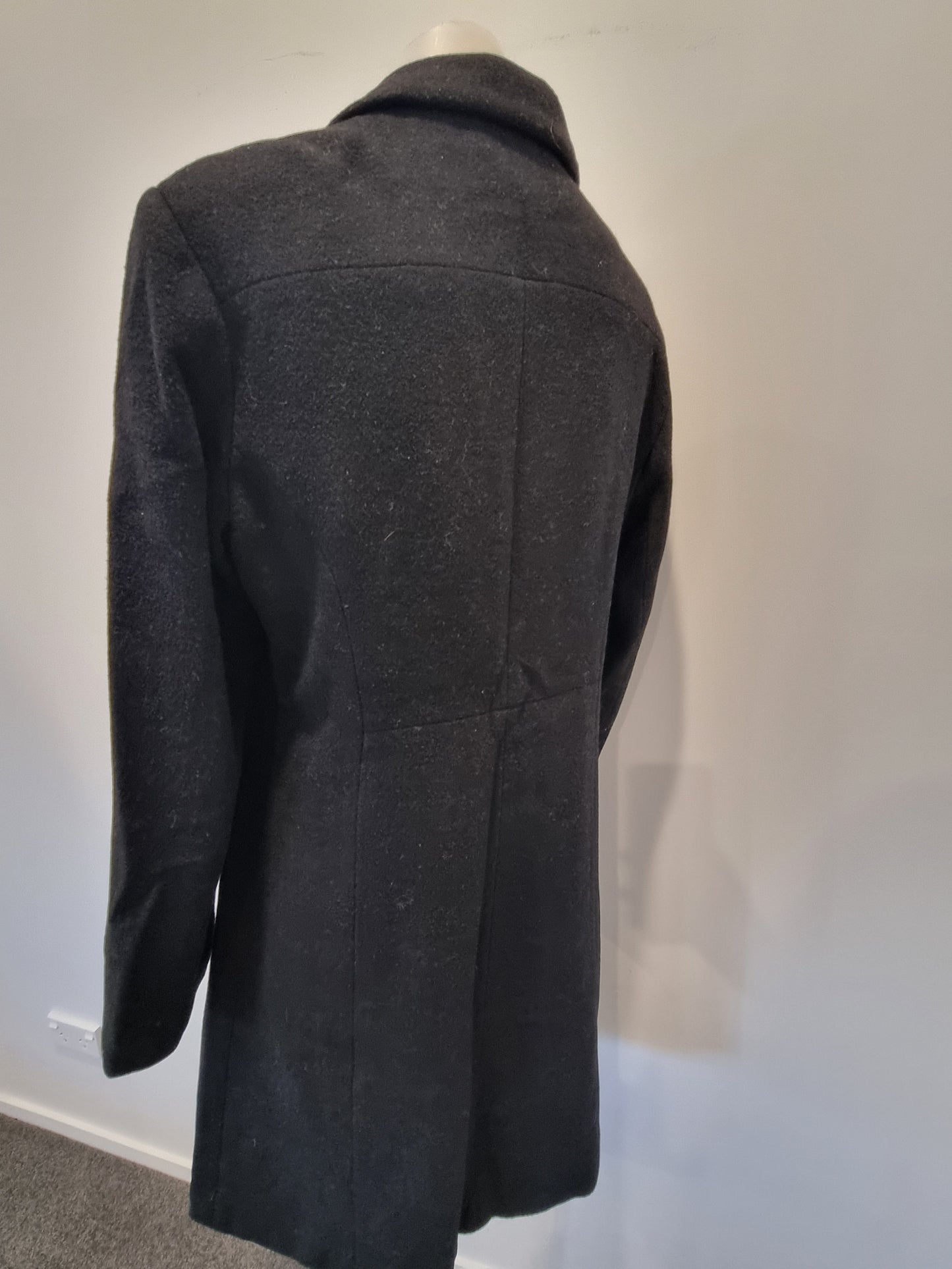 Sabena Black Coat - Size 10