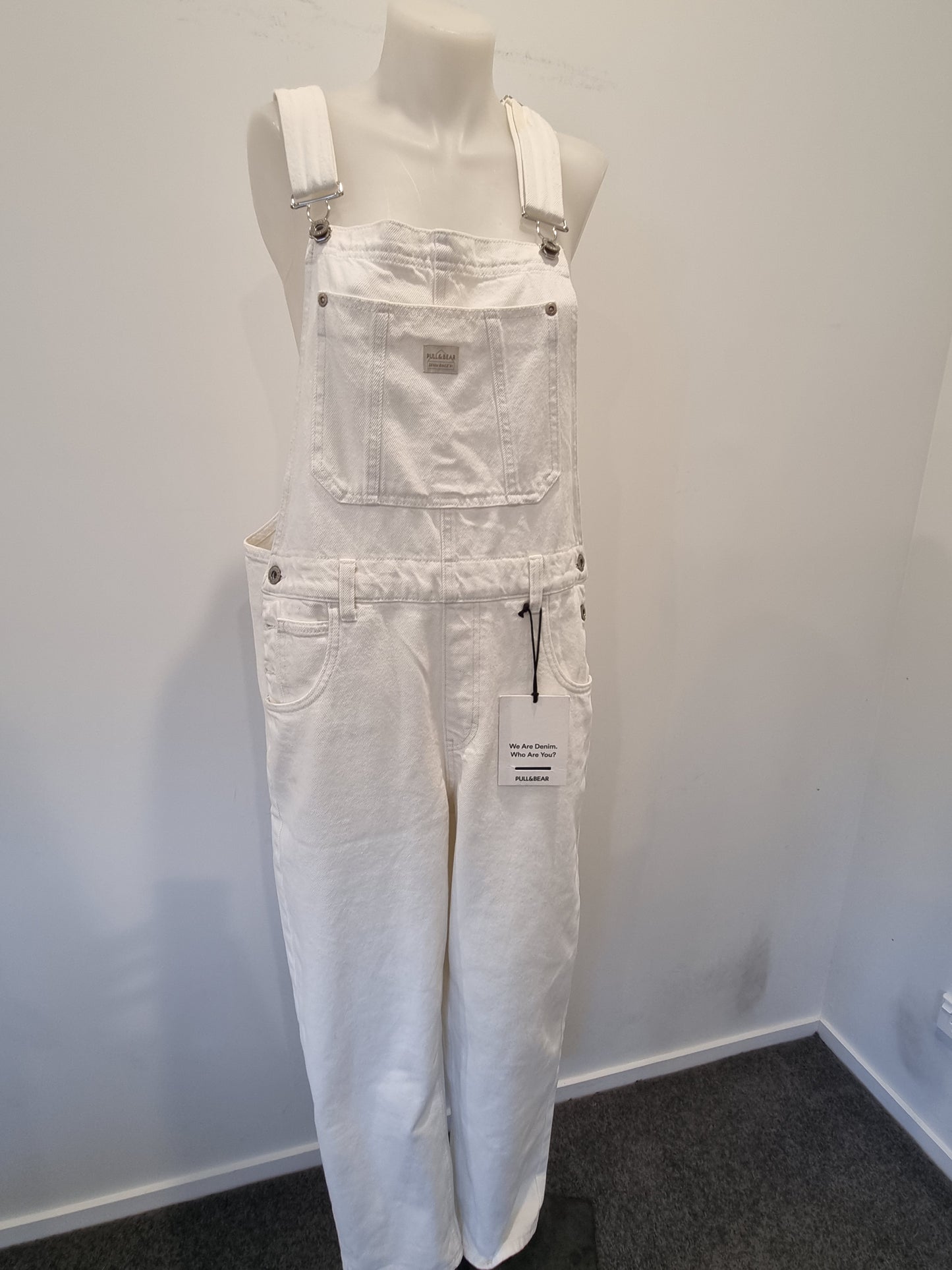 Pull & Bear Denim Overalls - Size L (BNWT)
