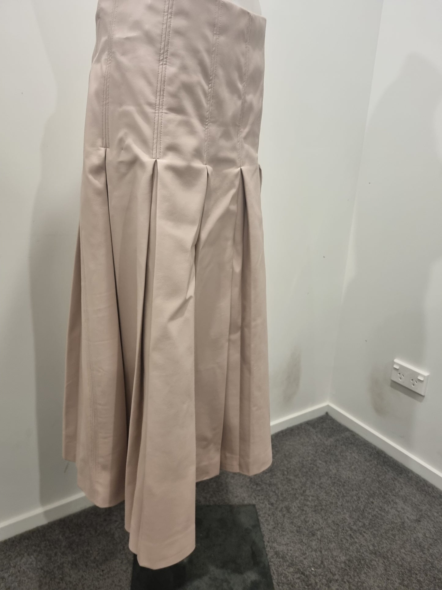 Country Road Leather look Skirt - size 10