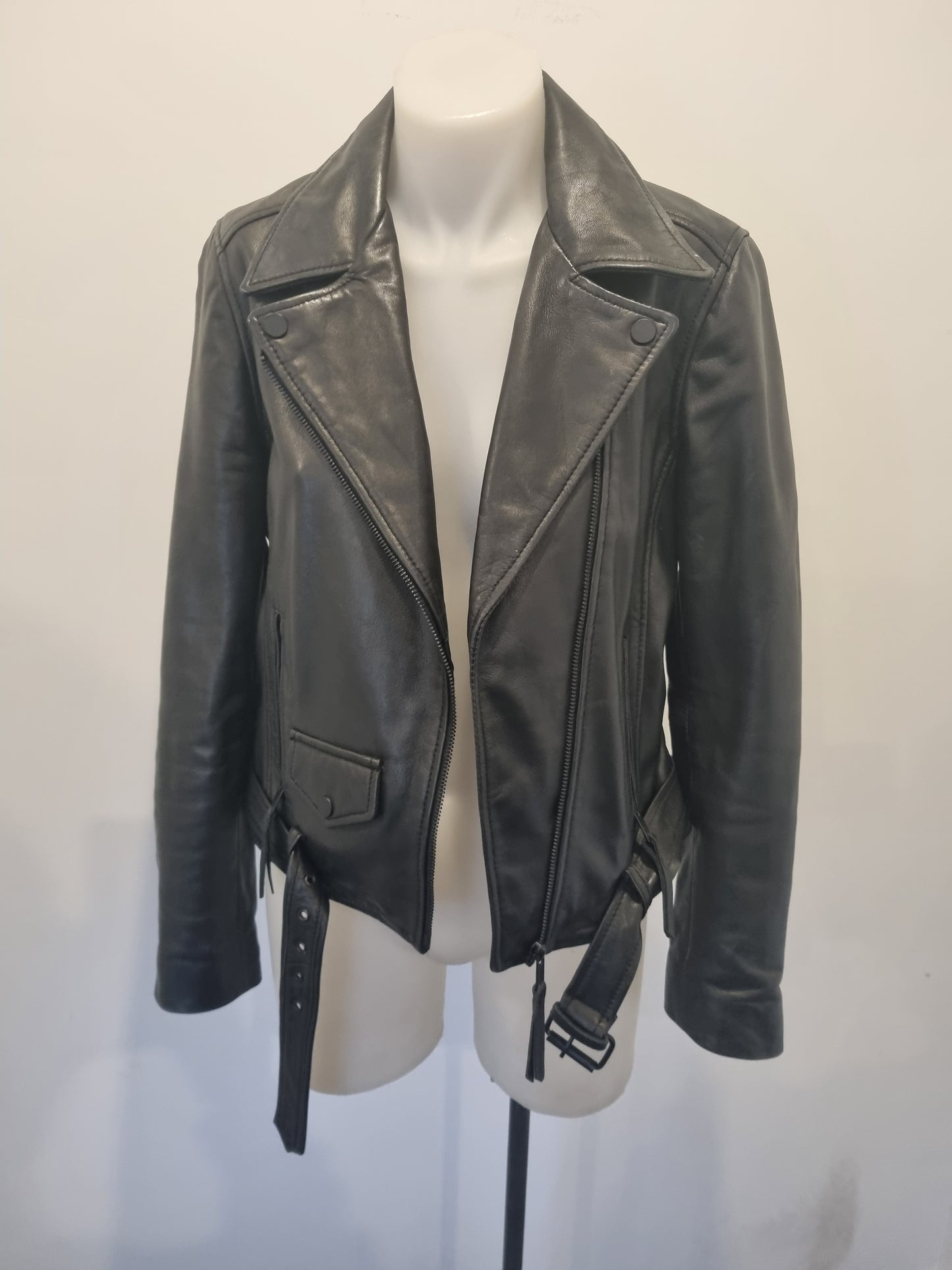 Decjuba Leather Jacket - Size 10
