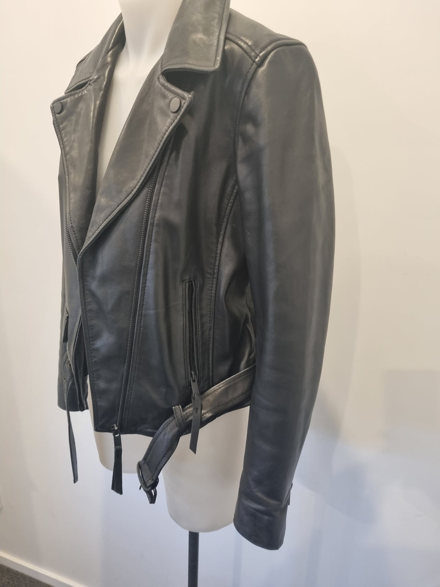 Decjuba Leather Jacket - Size 10
