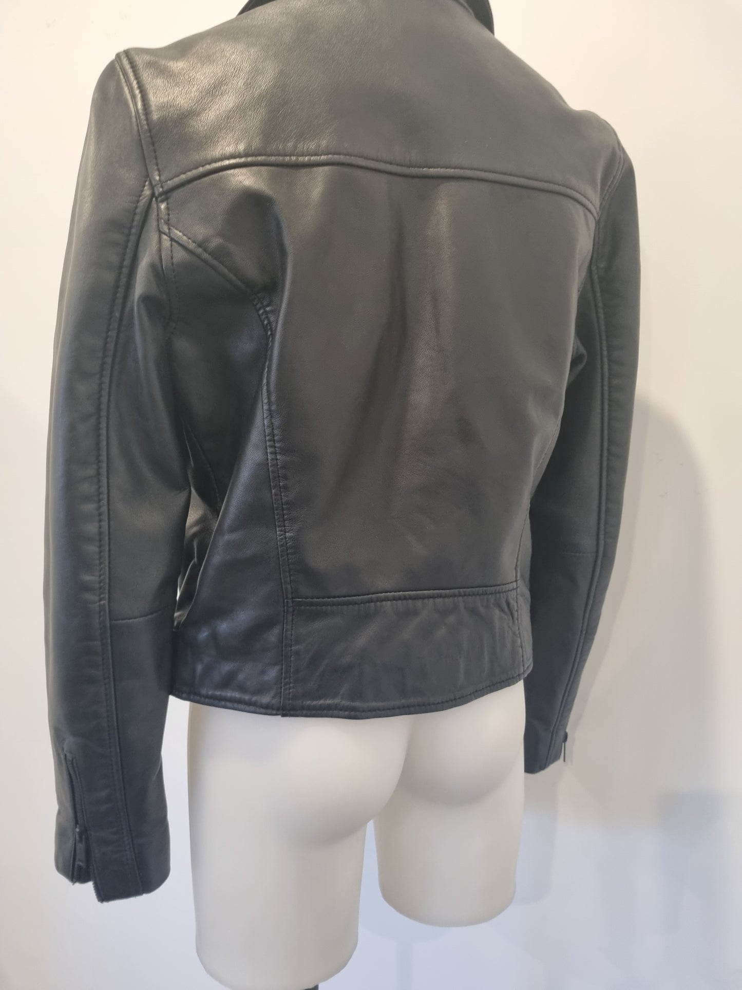 Decjuba Leather Jacket - Size 10