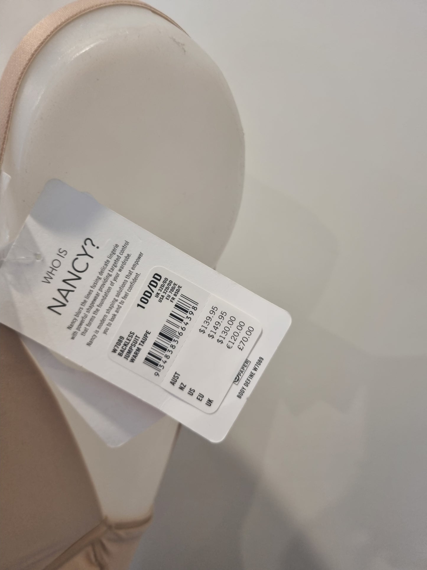 Nancy Ganz Shapewear - 10DD (BNWT)