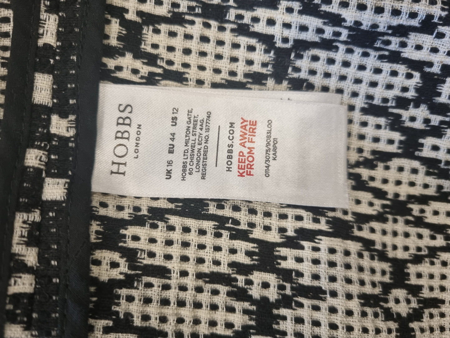 Hobbs Jacket - Size 16