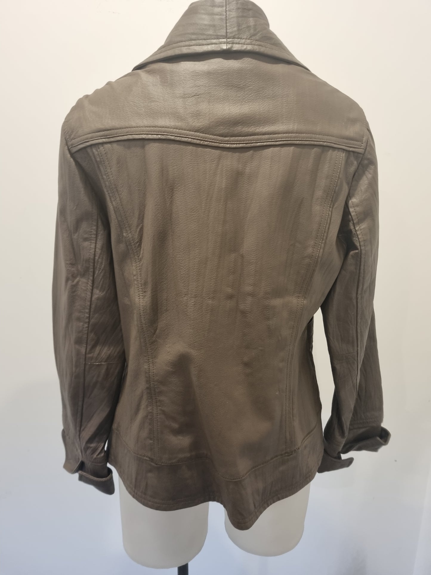 Grace Hill Leather Jacket - Size 12