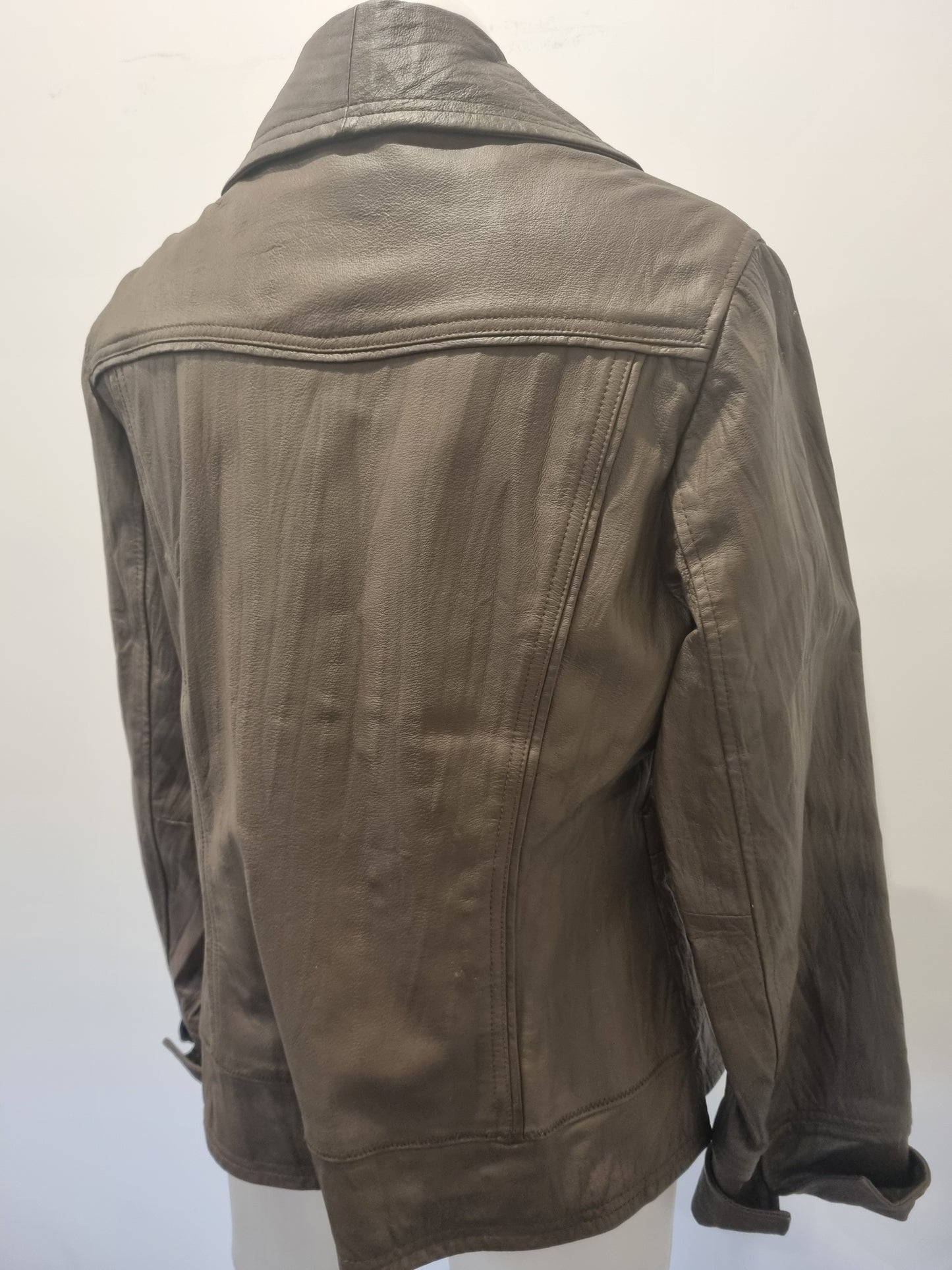 Grace Hill Leather Jacket - Size 12