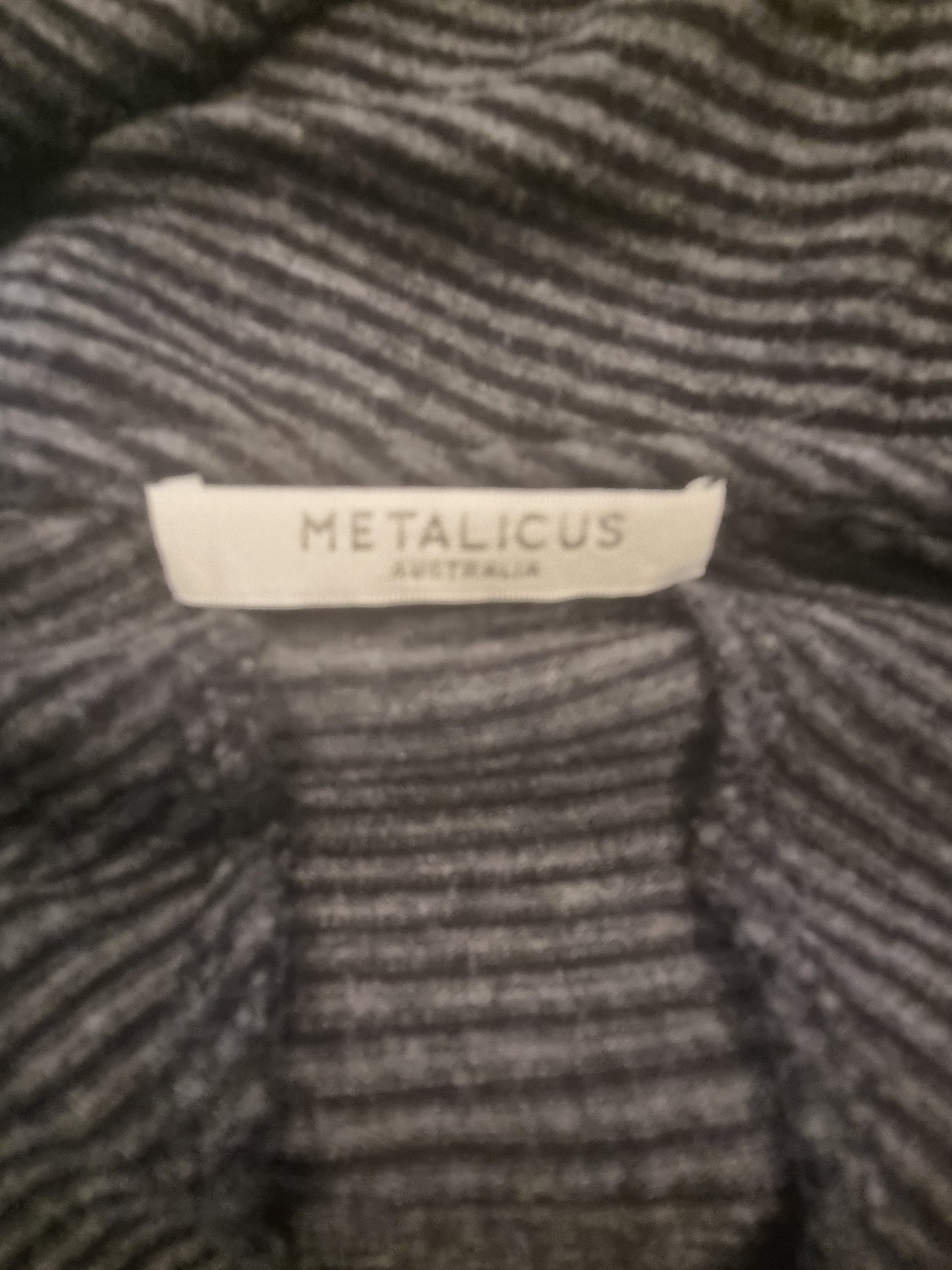 Metalicus Sleeveless Top - Size 12 (OS)