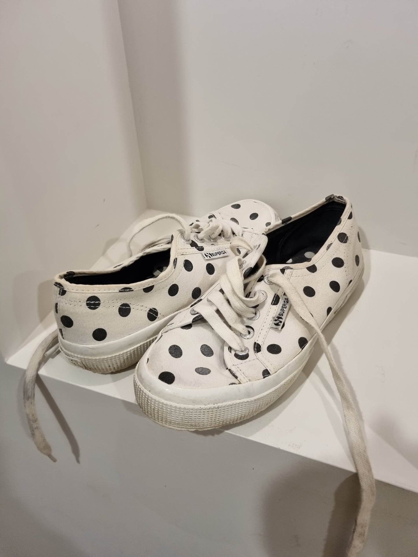Superga Polka Dot Sneakers - Size 38