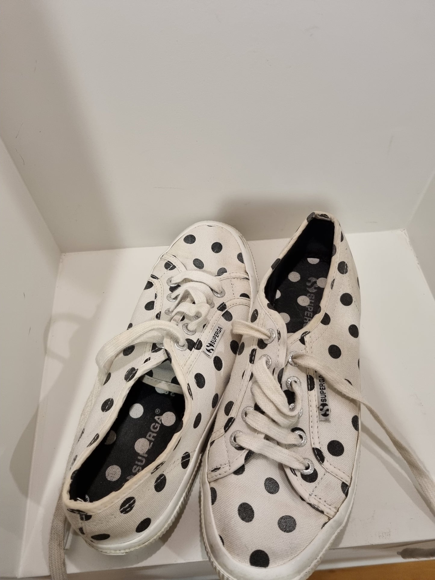 Superga Polka Dot Sneakers - Size 38
