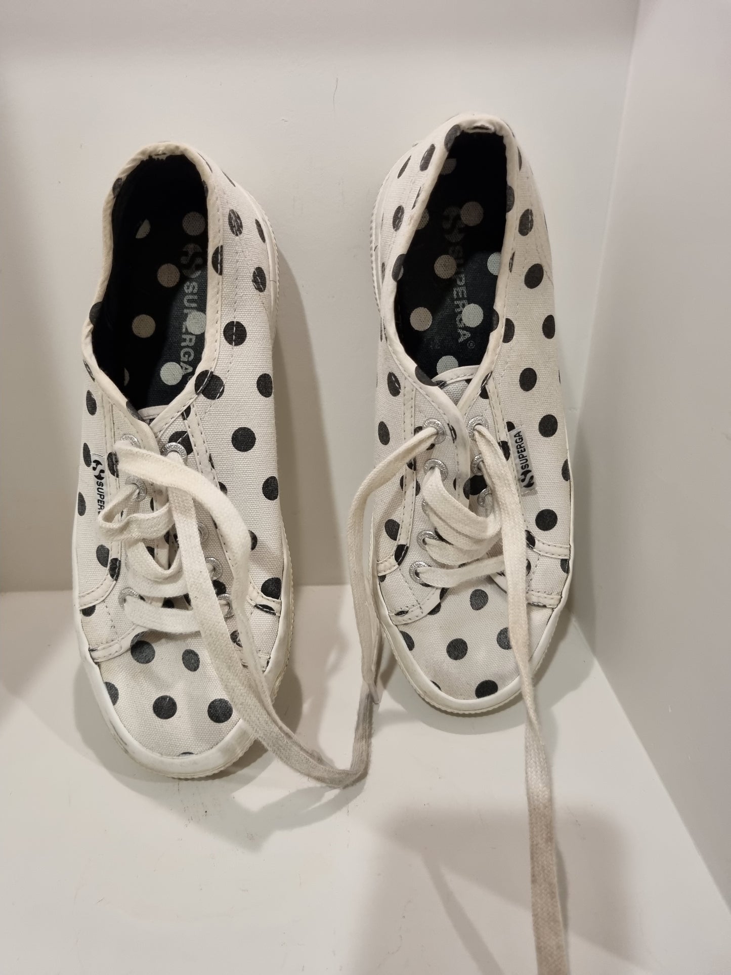 Superga Polka Dot Sneakers - Size 38