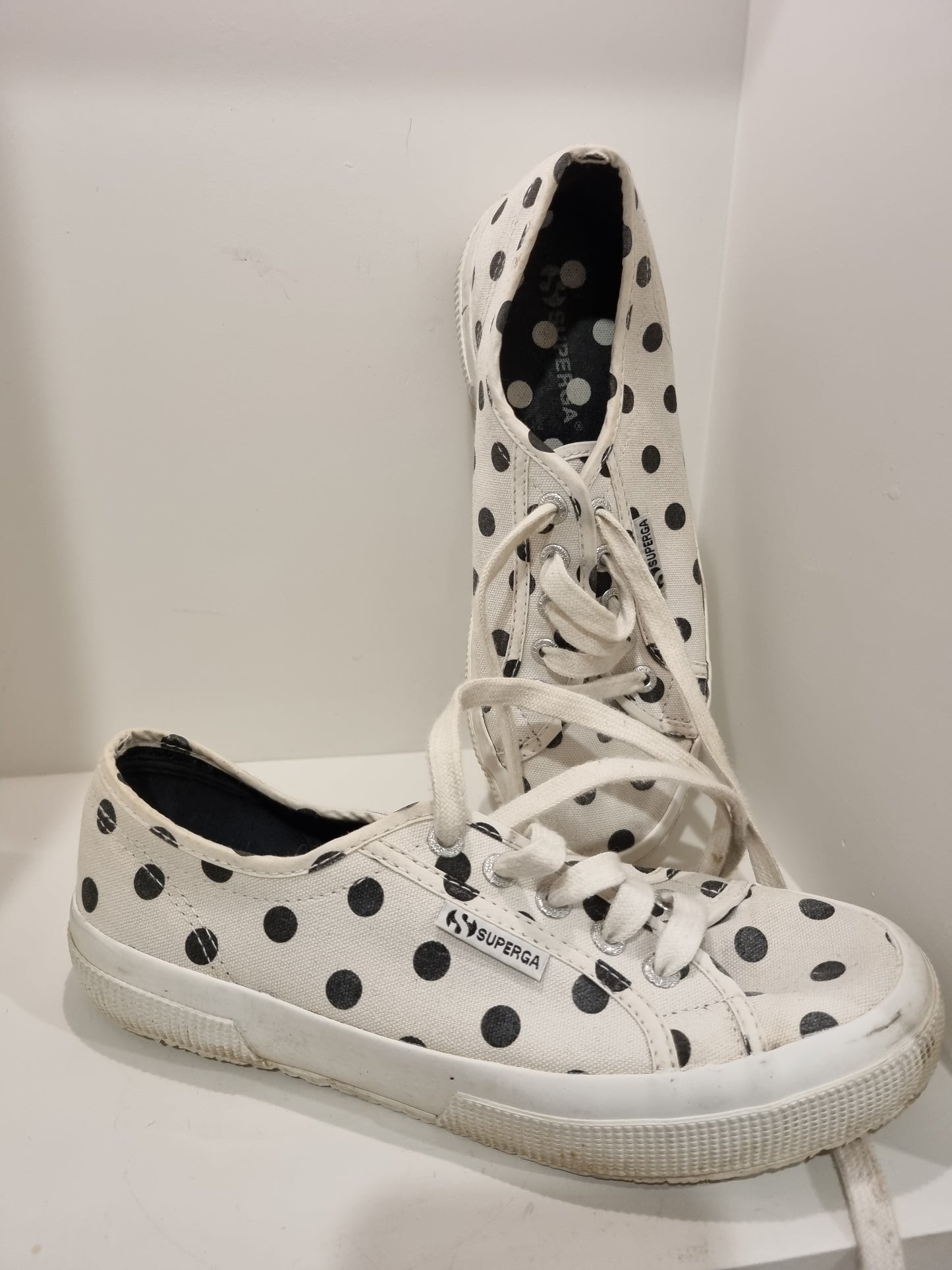 Superga Polka Dot Sneakers - Size 38