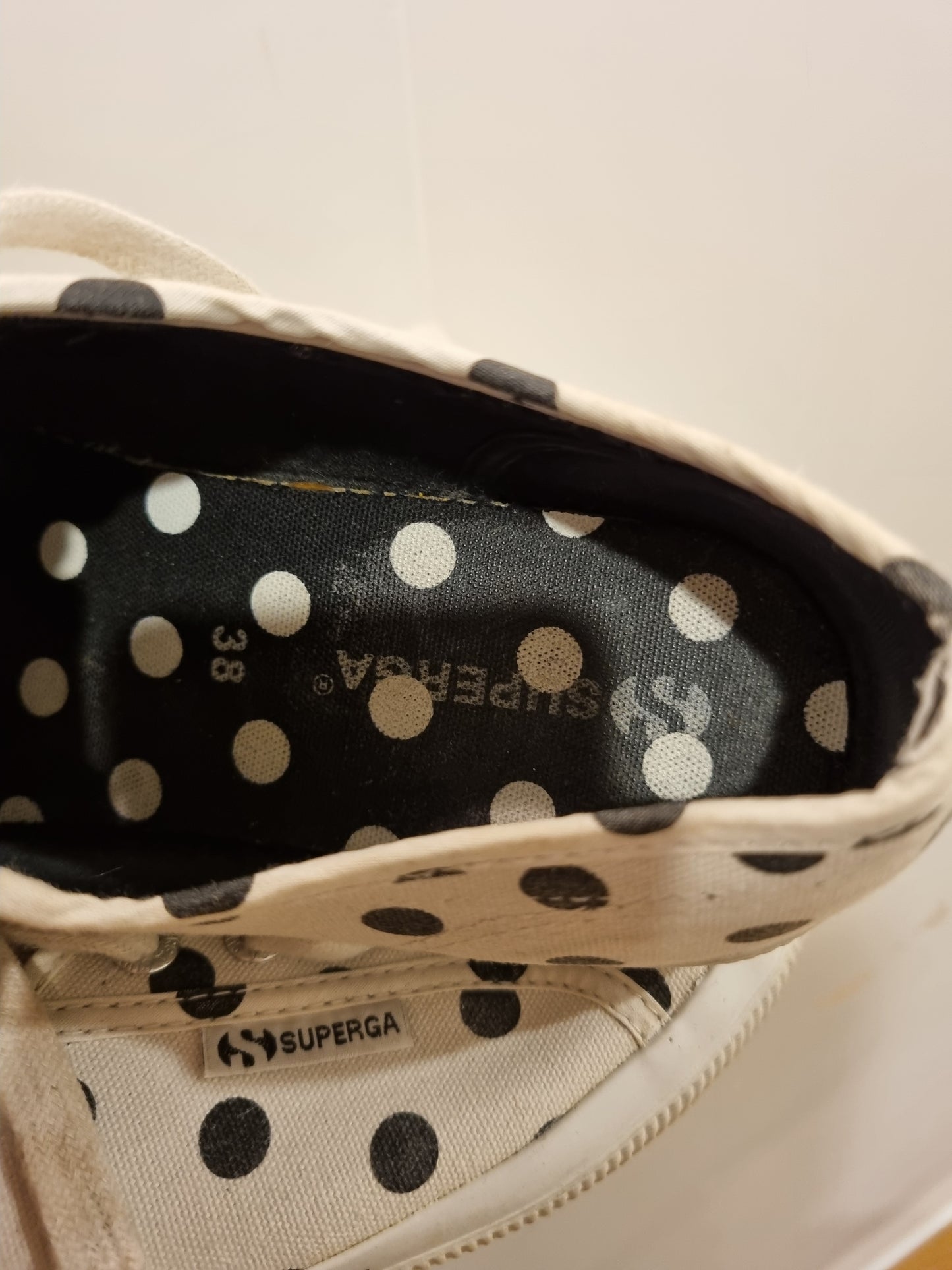 Superga Polka Dot Sneakers - Size 38