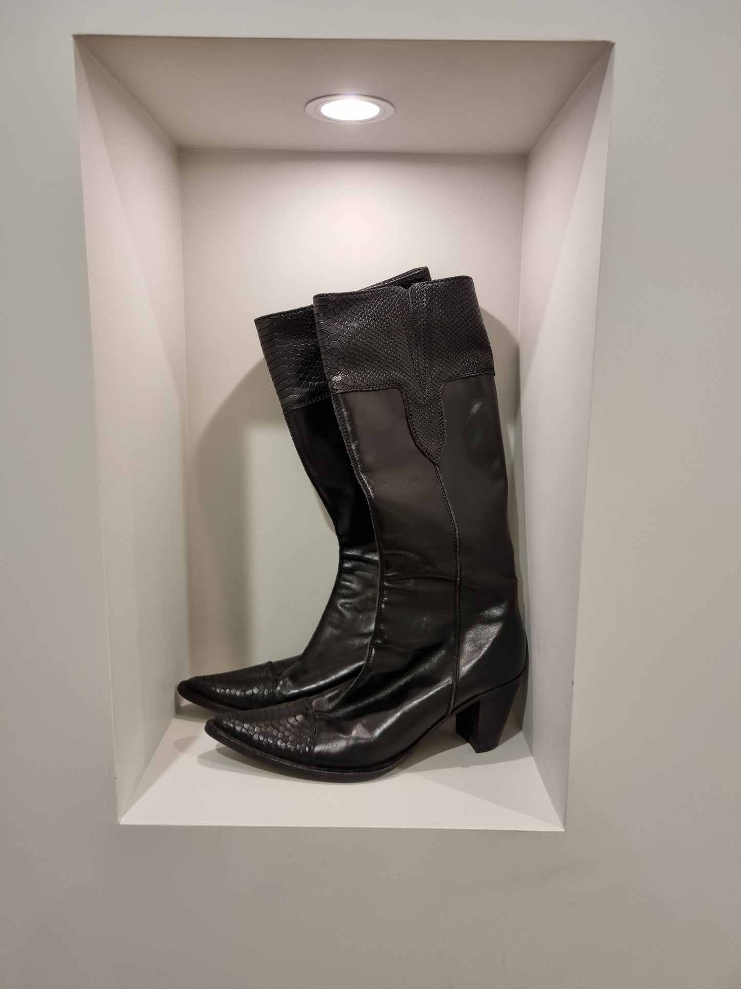 Dover Knee High Boots - Size 38