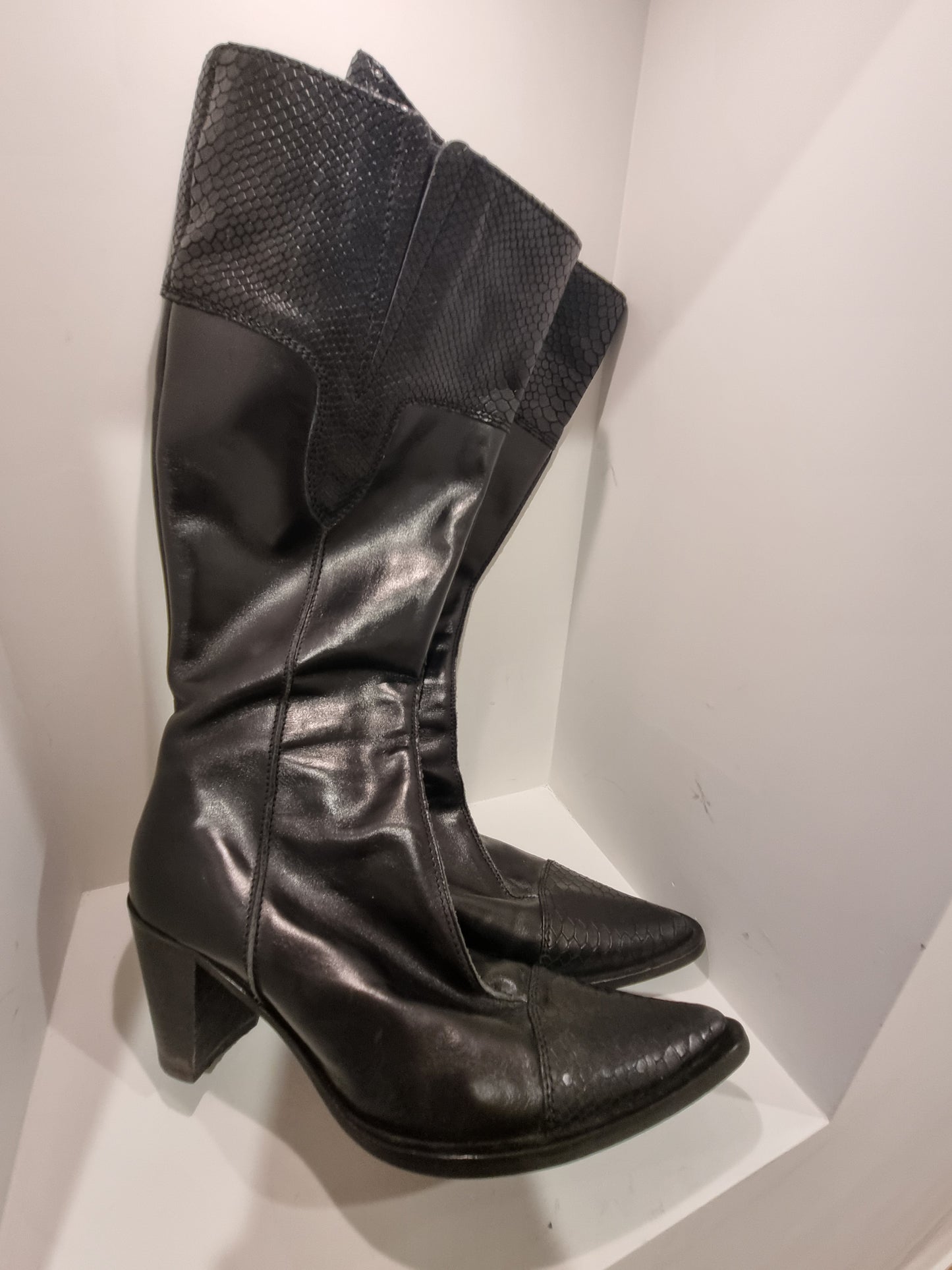Dover Knee High Boots - Size 38