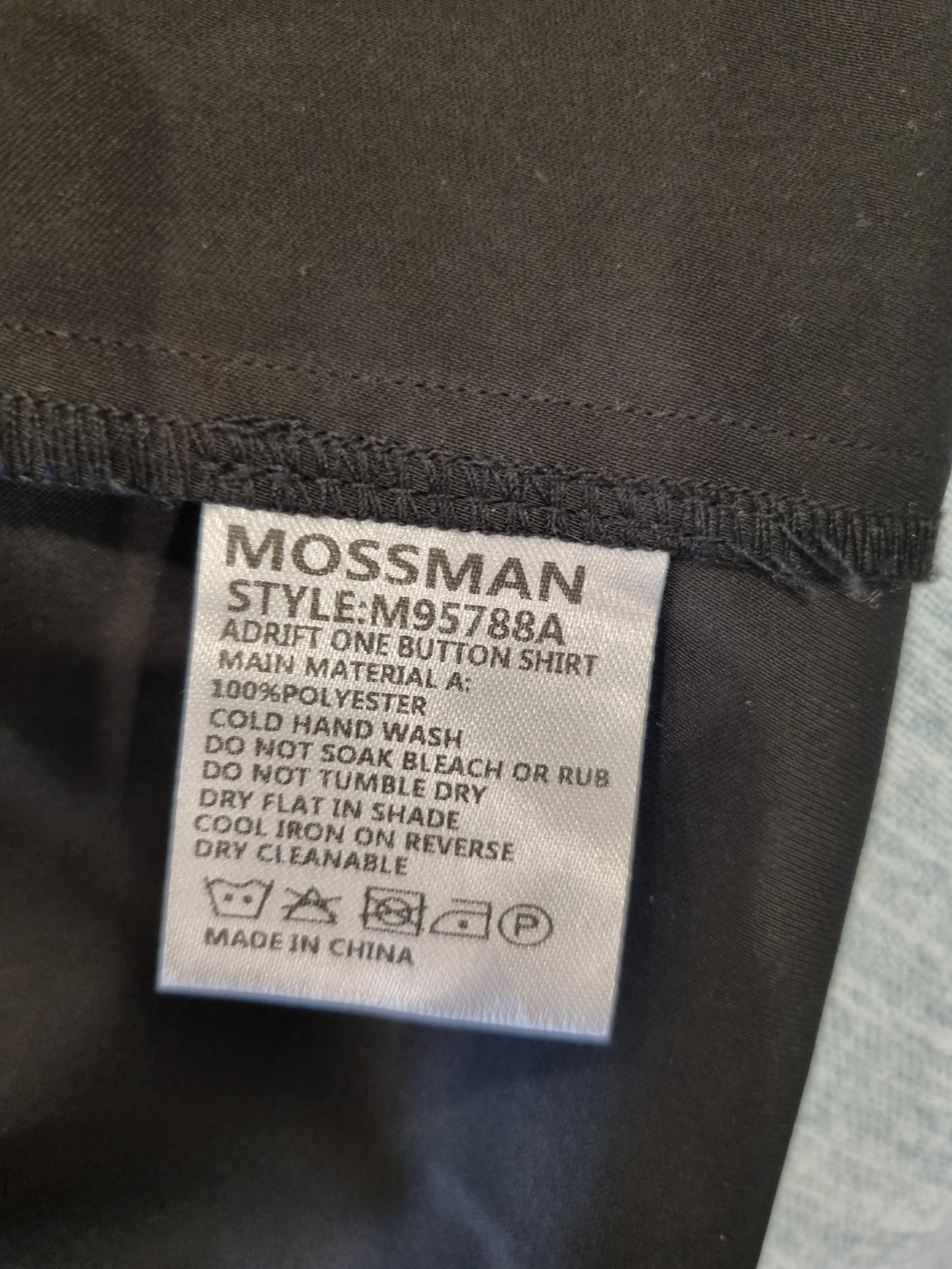 Mossman One Button Shirt - Size 12