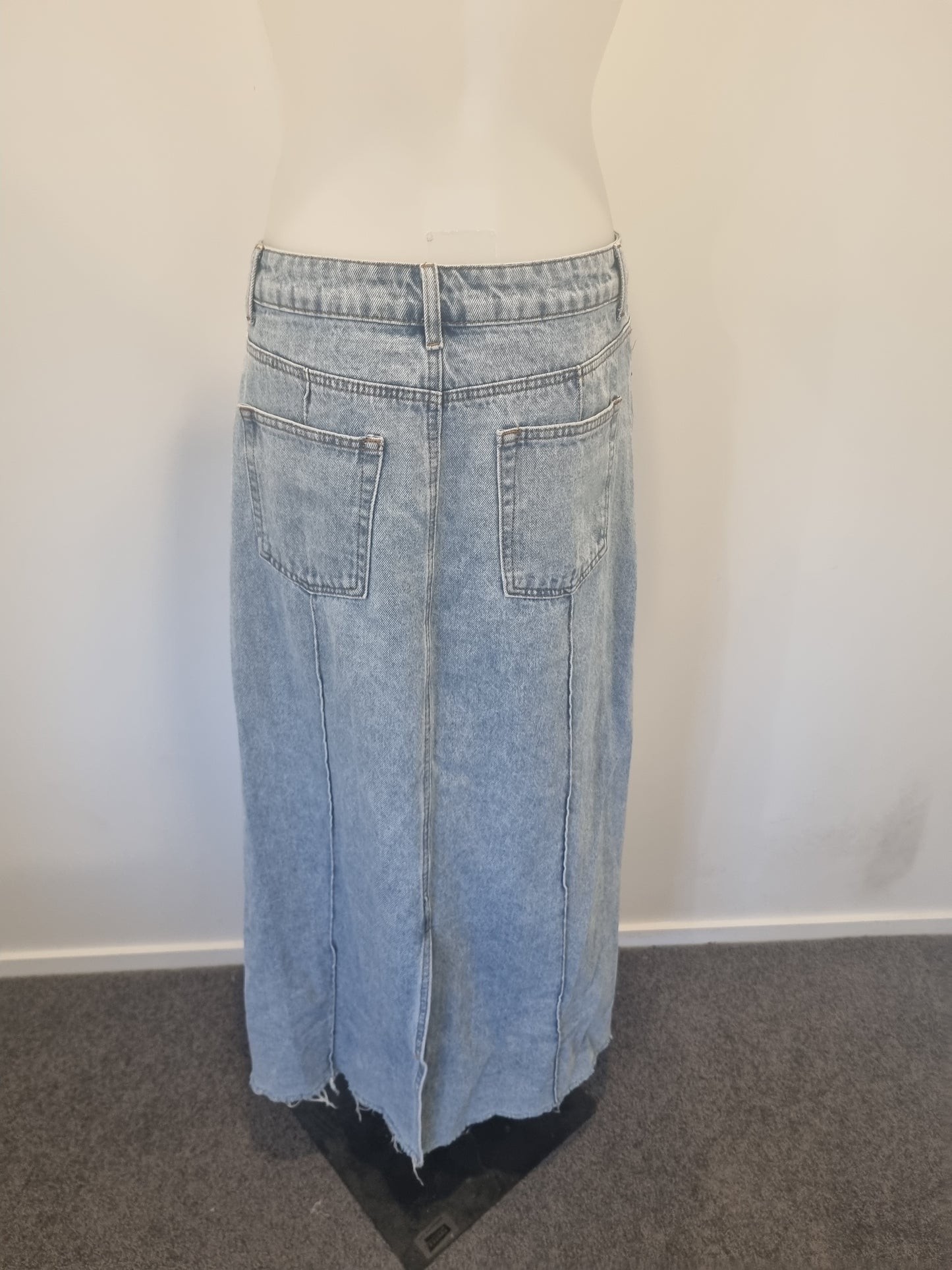 Dissh Maxi Denim Skirt - Size 10