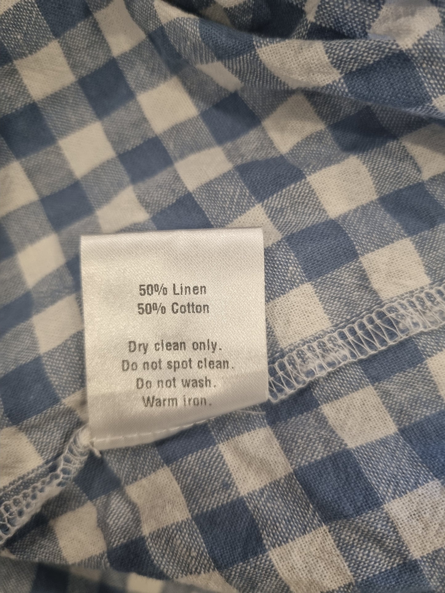 Caitlin Crisp Linen / Cotton Dress - Size8